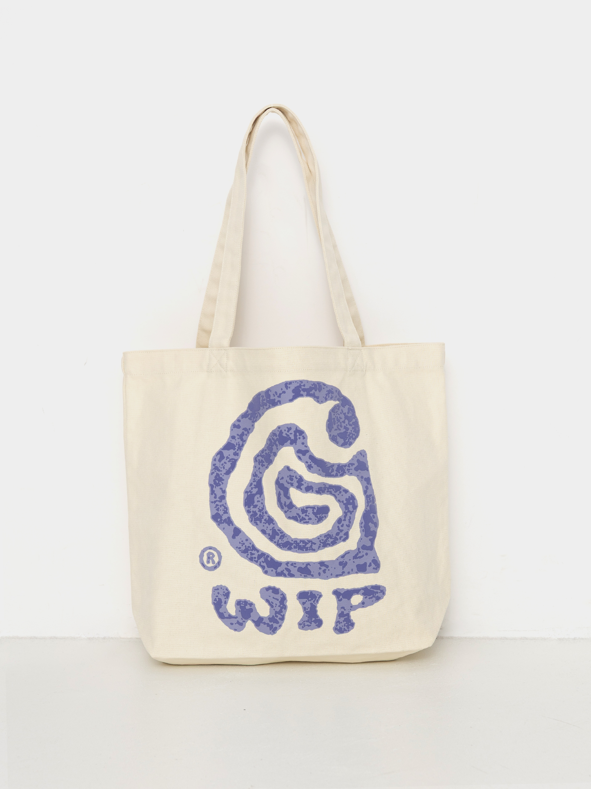 Ku00e9zitu00e1ska Carhartt WIP Canvas Graphic Tote (helix print/natural)