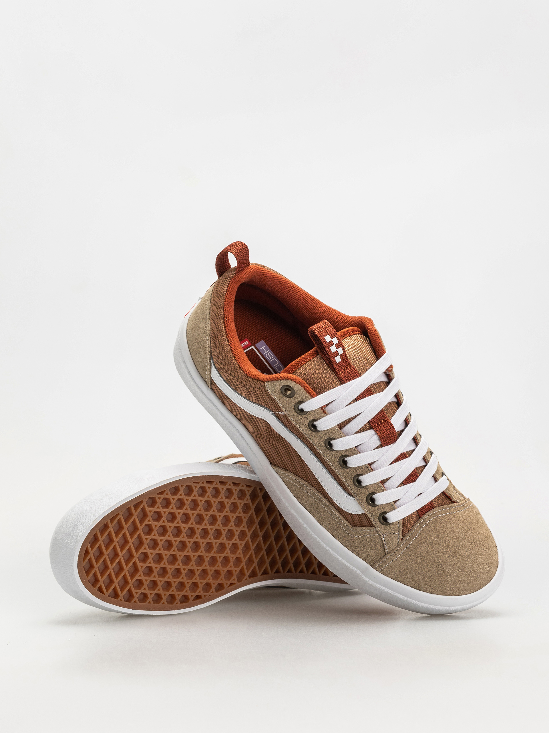 Vans Skate Old Skool 36 + Cipők (khaki/burnt orange)