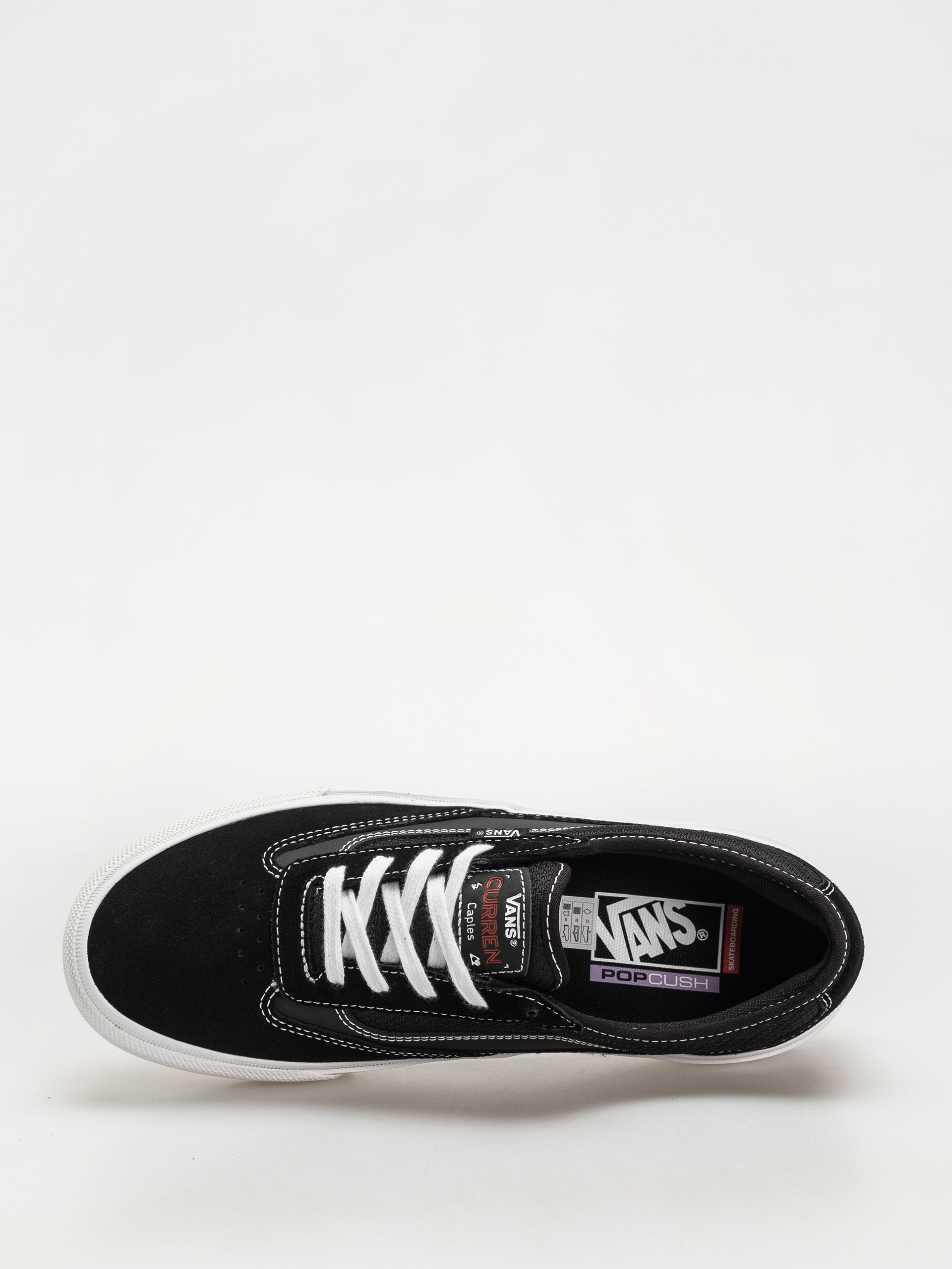 Vans Skate Curren Caples Cipők (gum black/white)