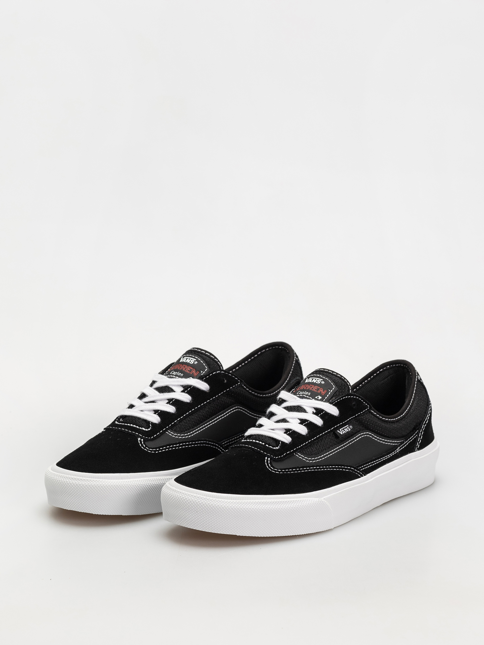 Vans Skate Curren Caples Cipők (gum black/white)