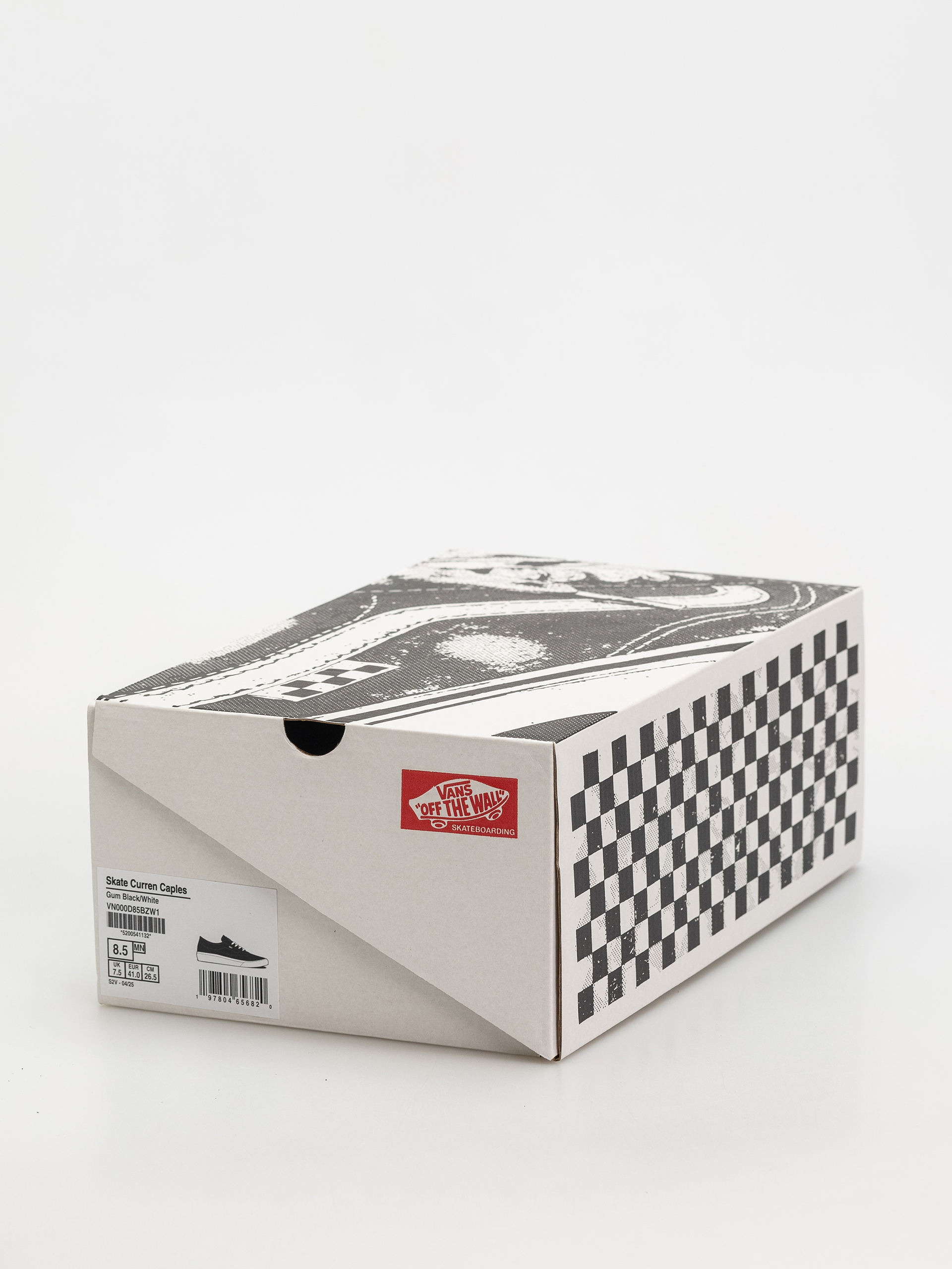 Vans Skate Curren Caples Cipők (gum black/white)