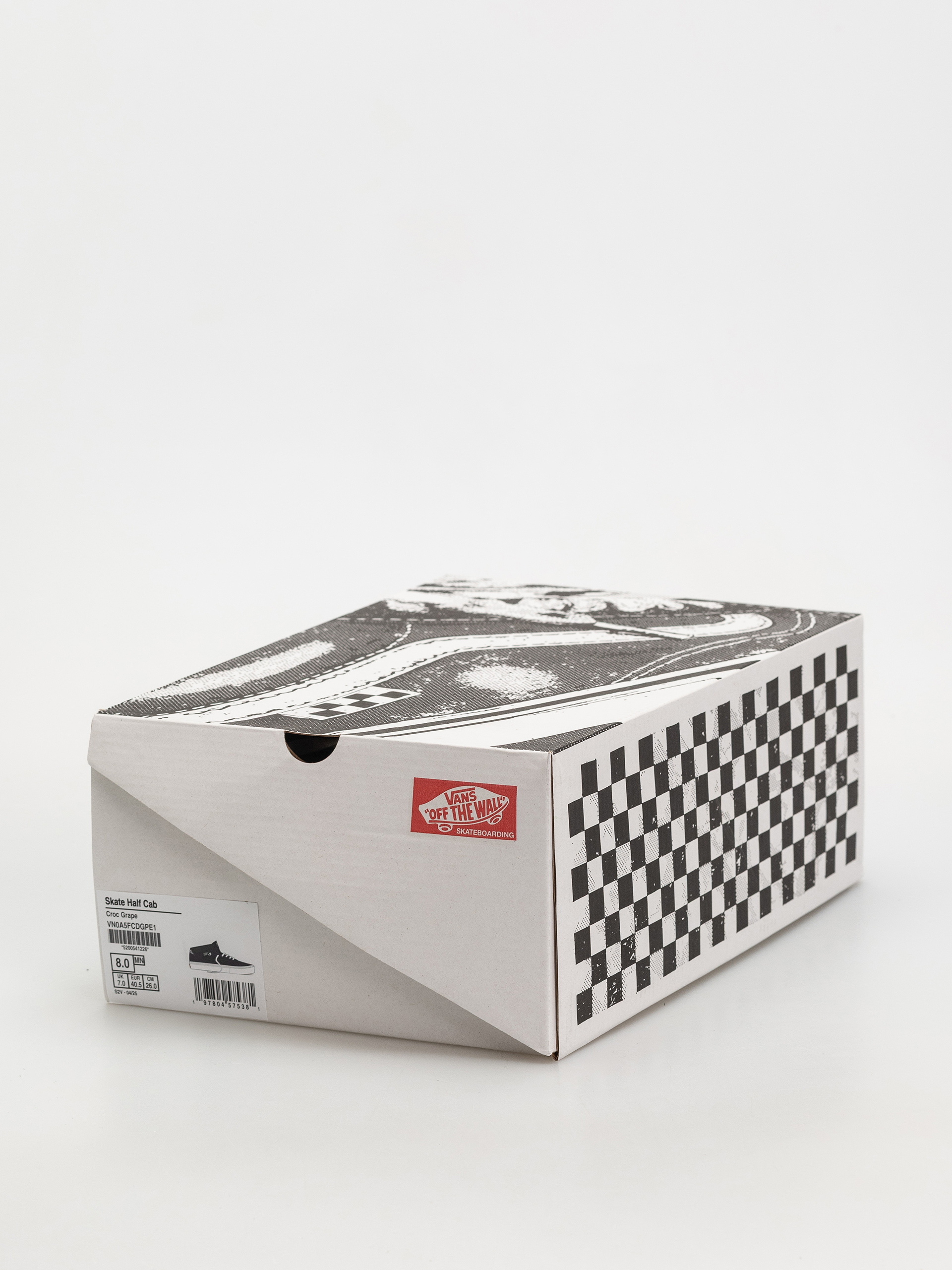 Vans Skate Half Cab Cipők (croc grape)