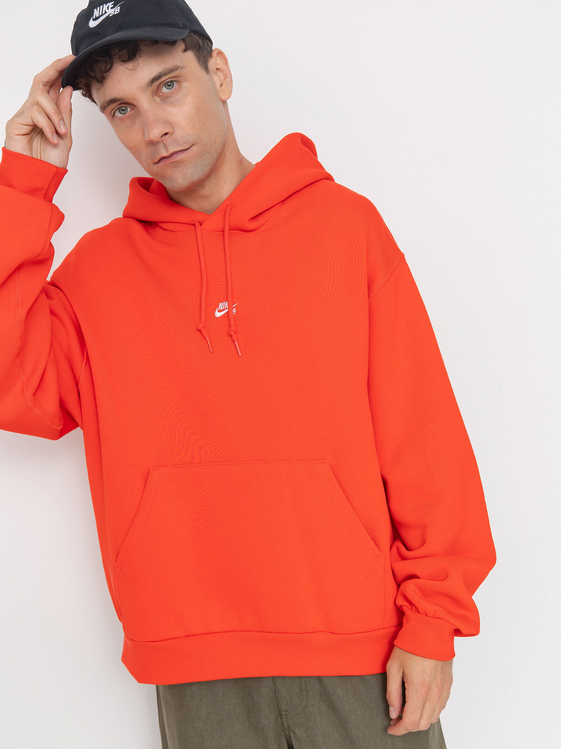 Kapucnis pulóver Nike SB Bb Ssnl Gfx HD (lt crimson/white)