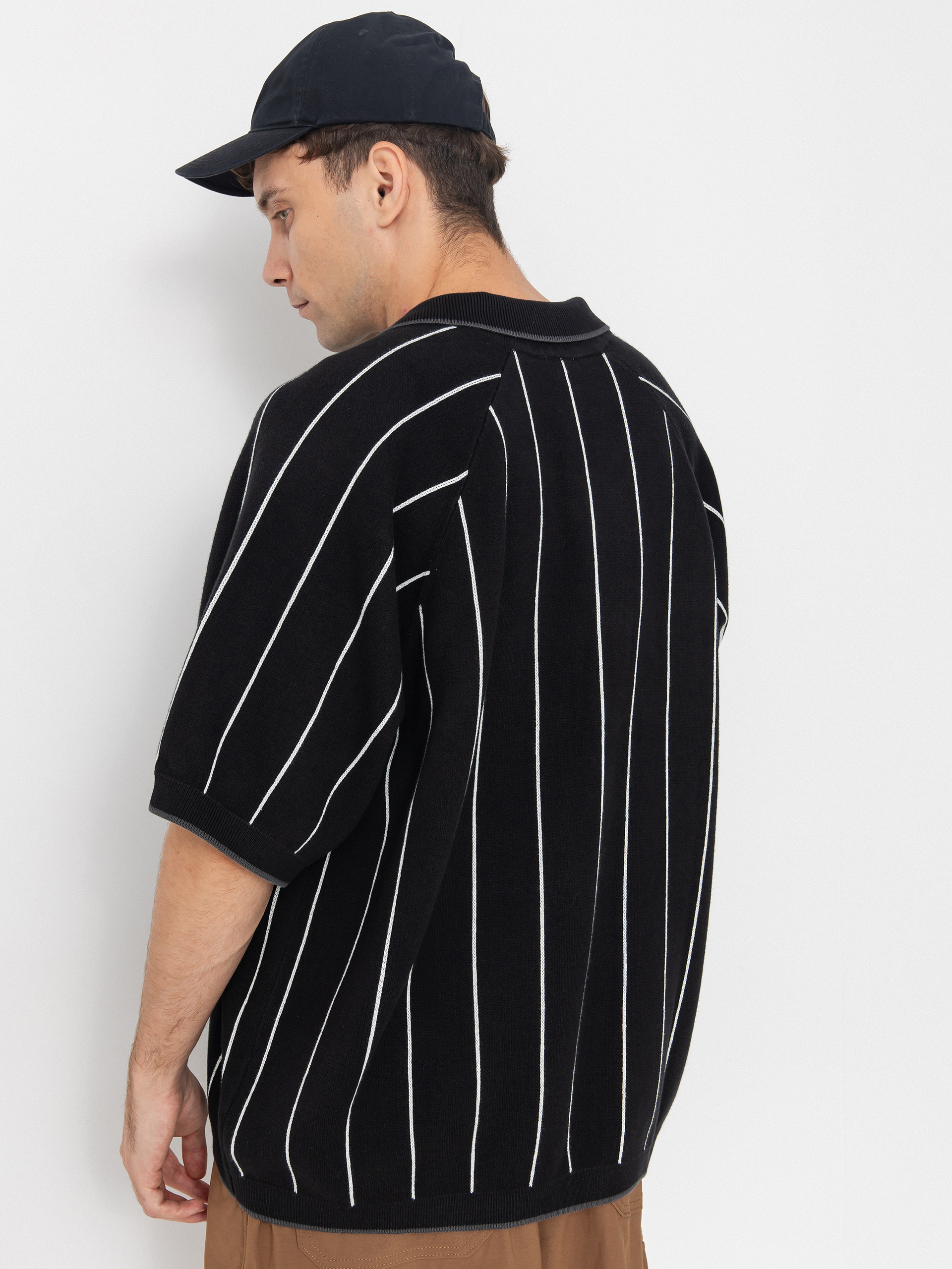 Pólóing Nike SB Strap Polo Sweat (black/sail/black)