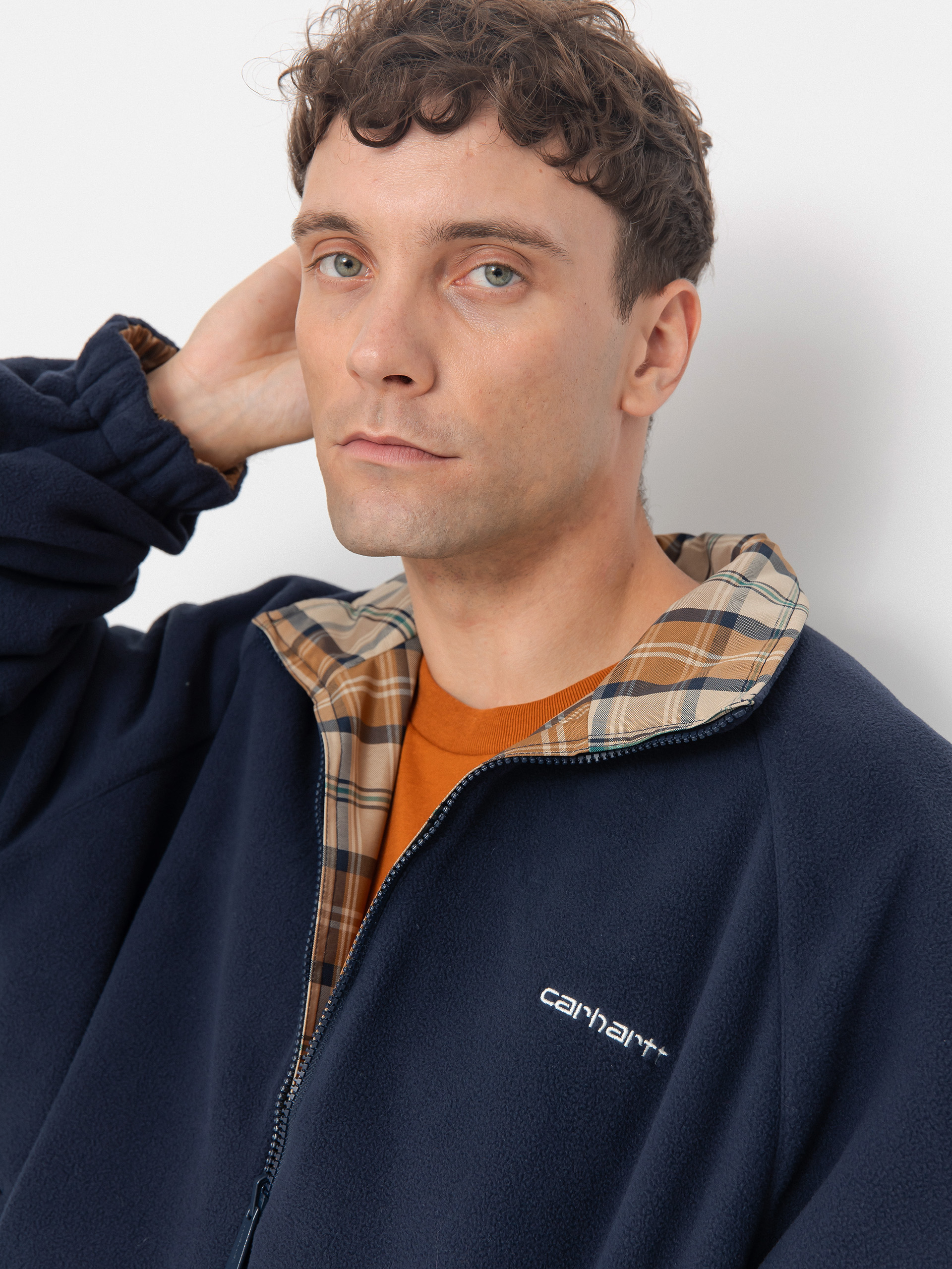 Carhartt WIP Reversible Planer Dzseki (planer check/wall/air force blue)