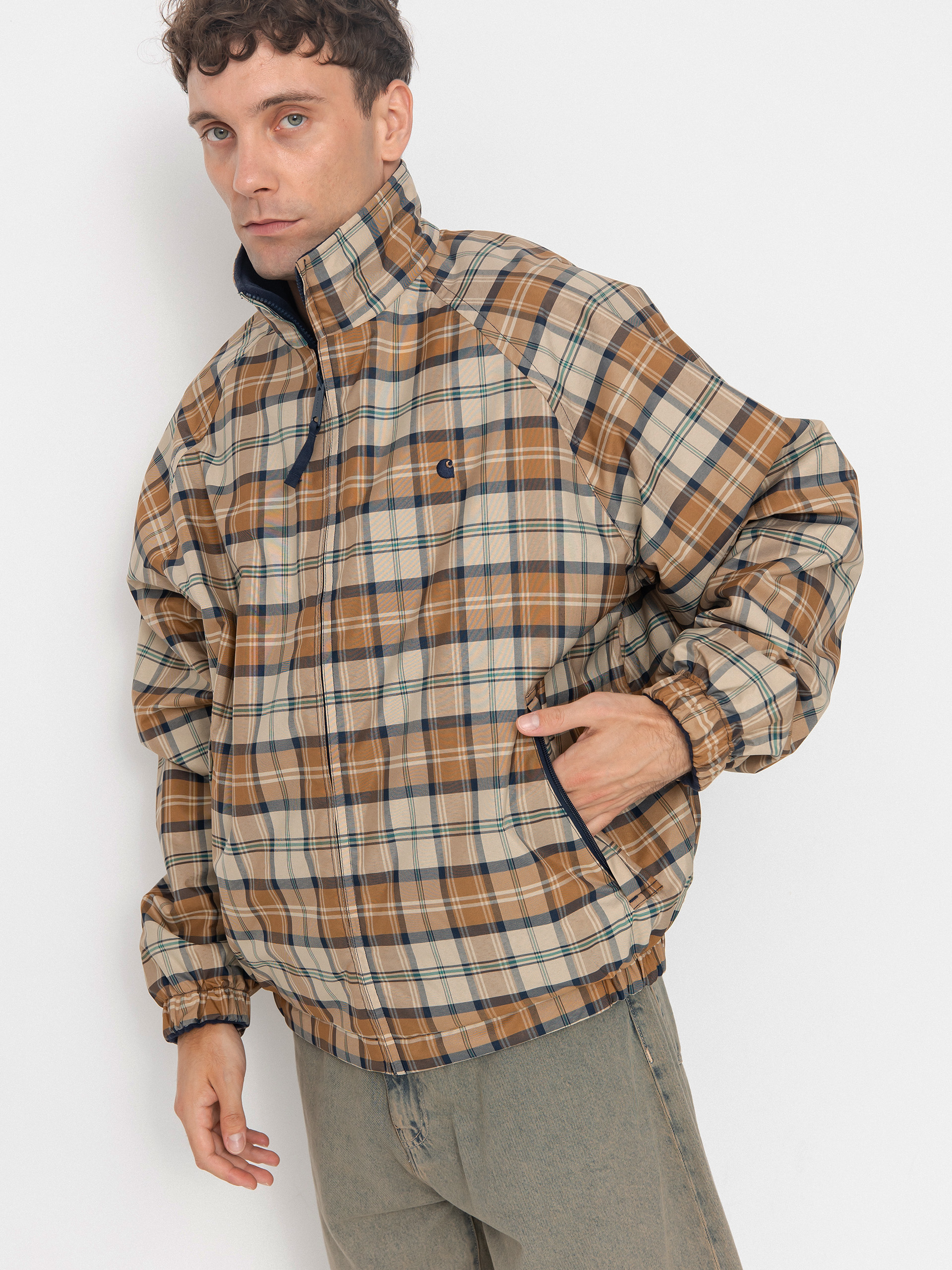 Carhartt WIP Reversible Planer Dzseki (planer check/wall/air force blue)
