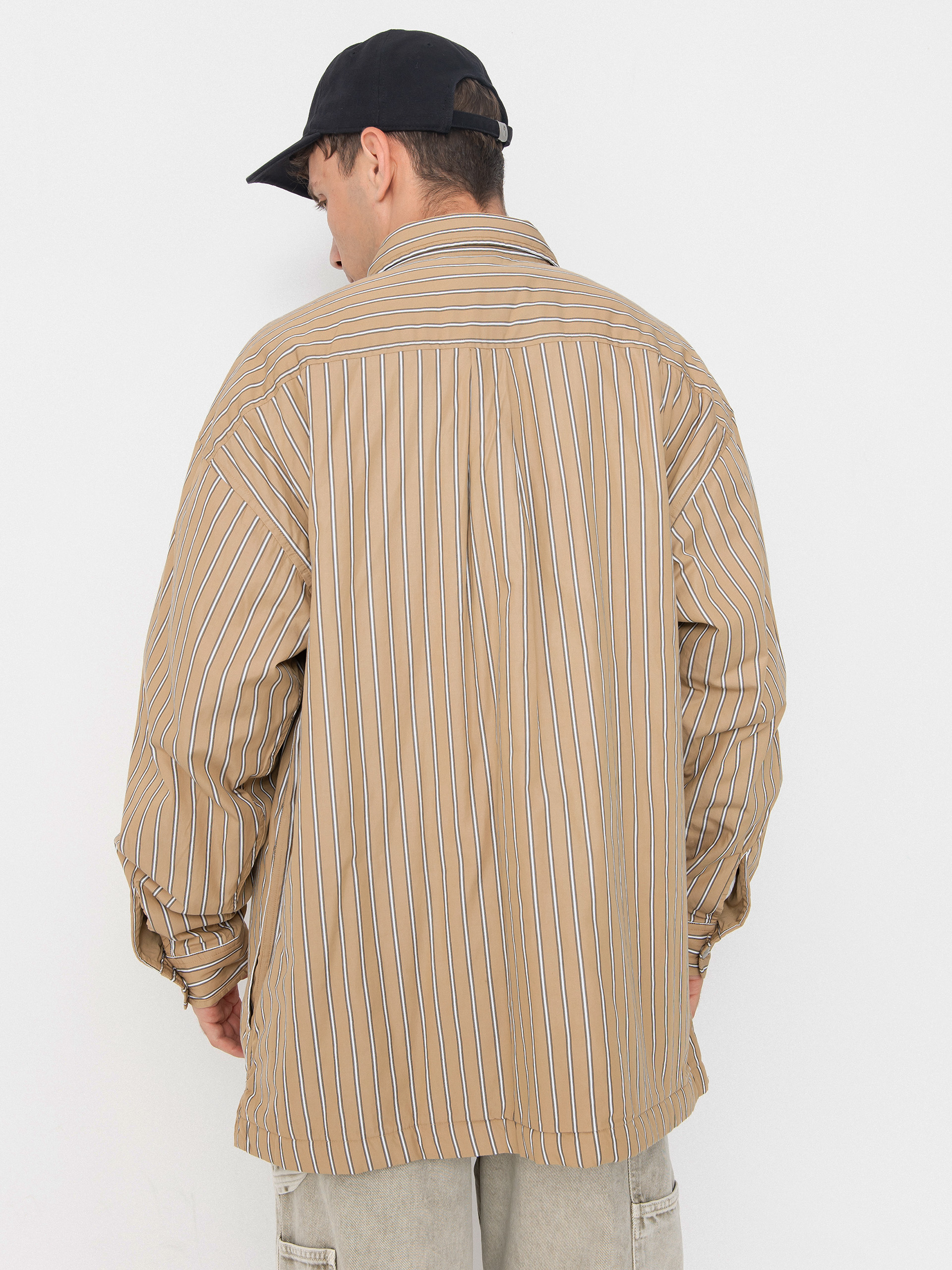 Carhartt WIP Grimsby Dzseki (grimsby stripe/dusty h brown)