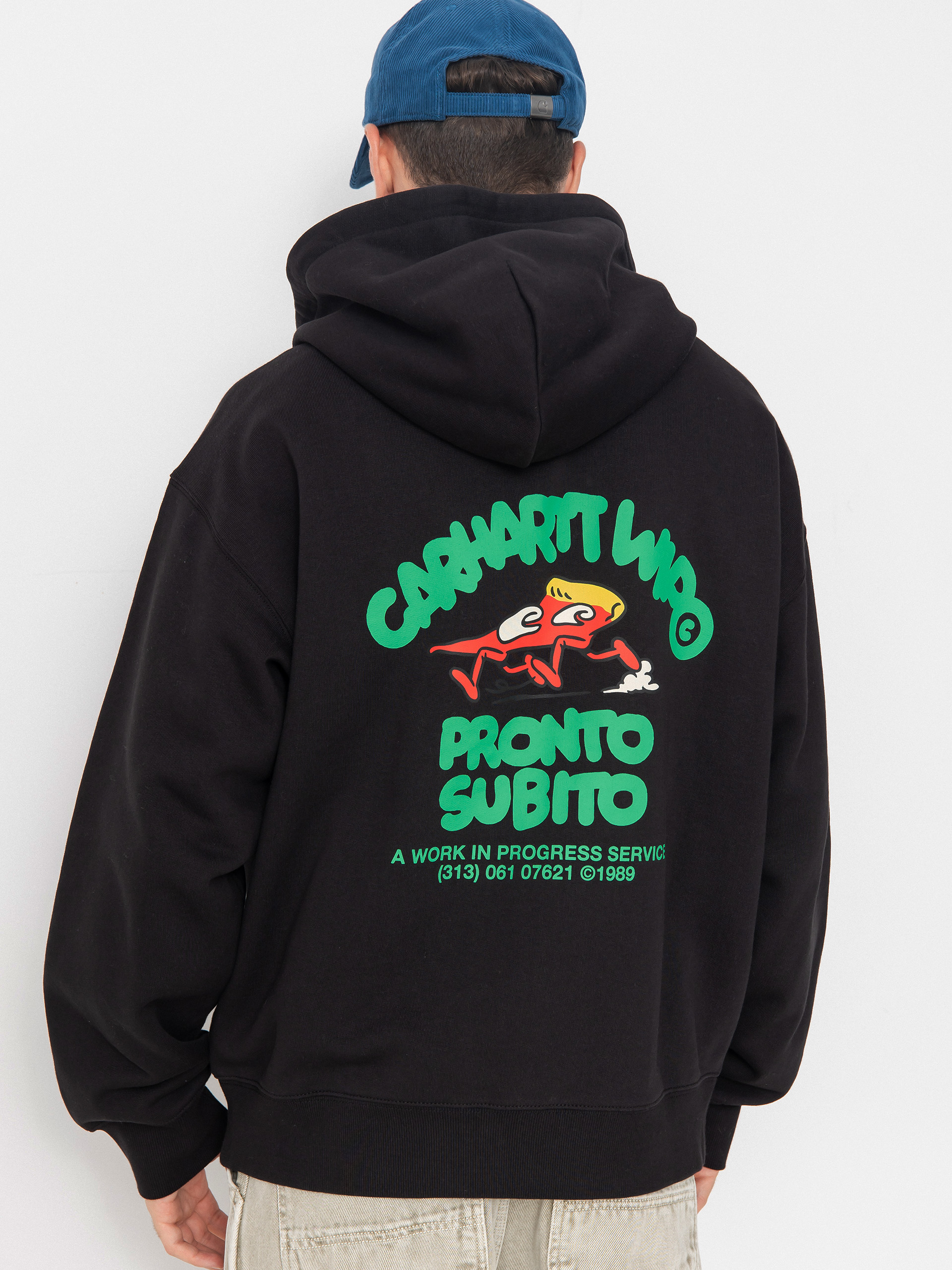 Carhartt WIP Pronto ZHD Kapucnis pulóver (black)
