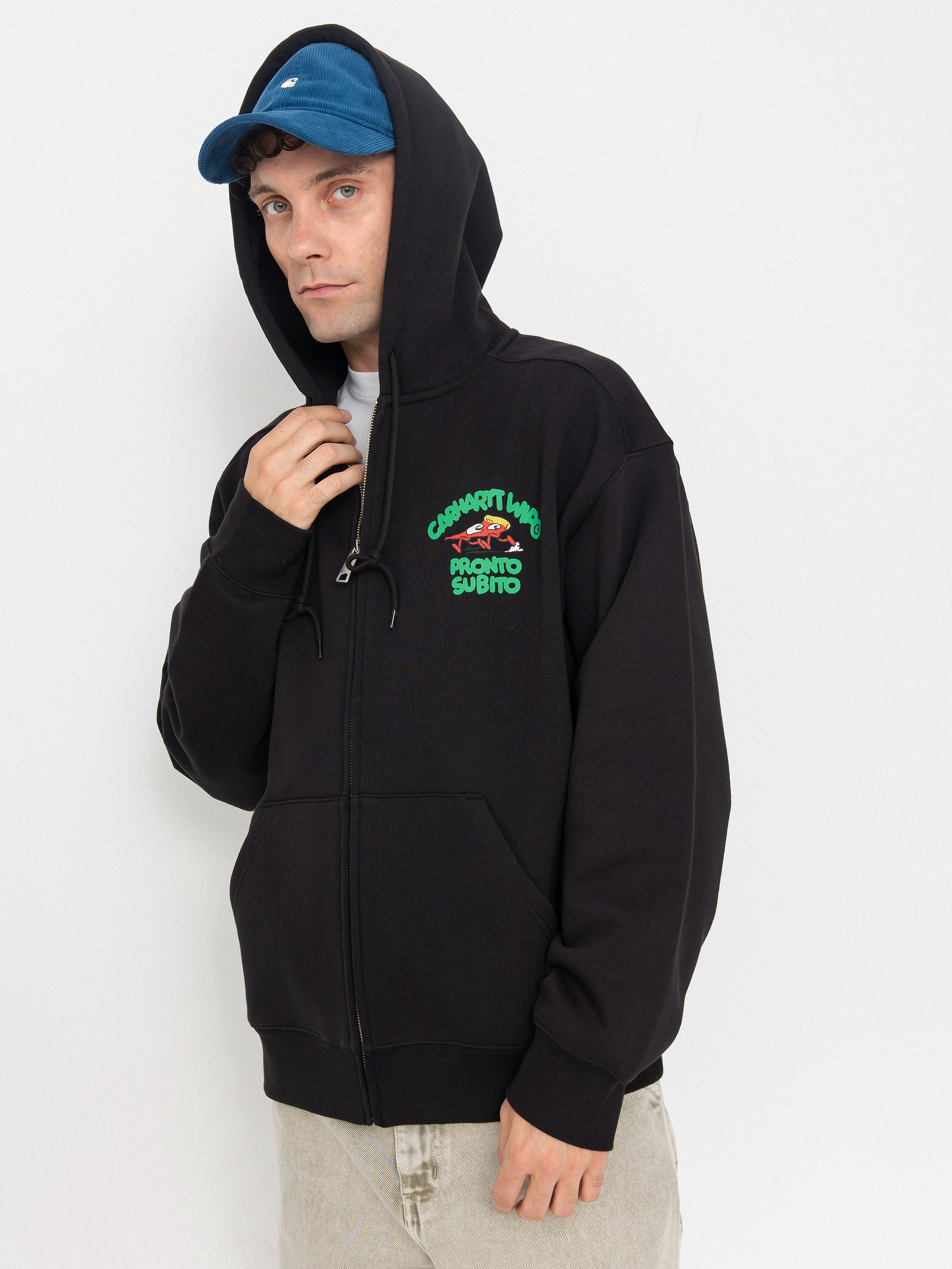 Carhartt WIP Pronto ZHD Kapucnis pulóver (black)