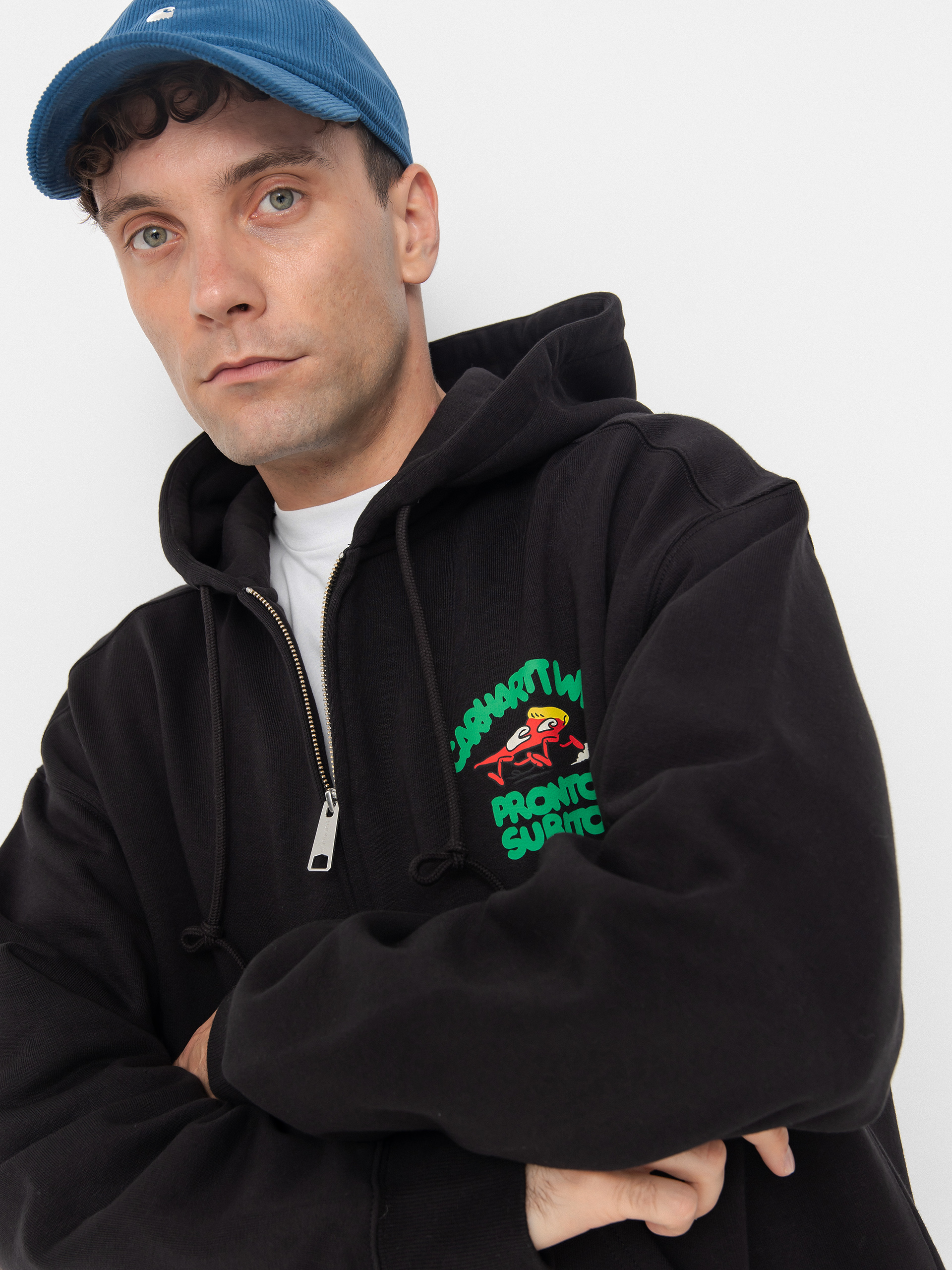 Carhartt WIP Pronto ZHD Kapucnis pulóver (black)