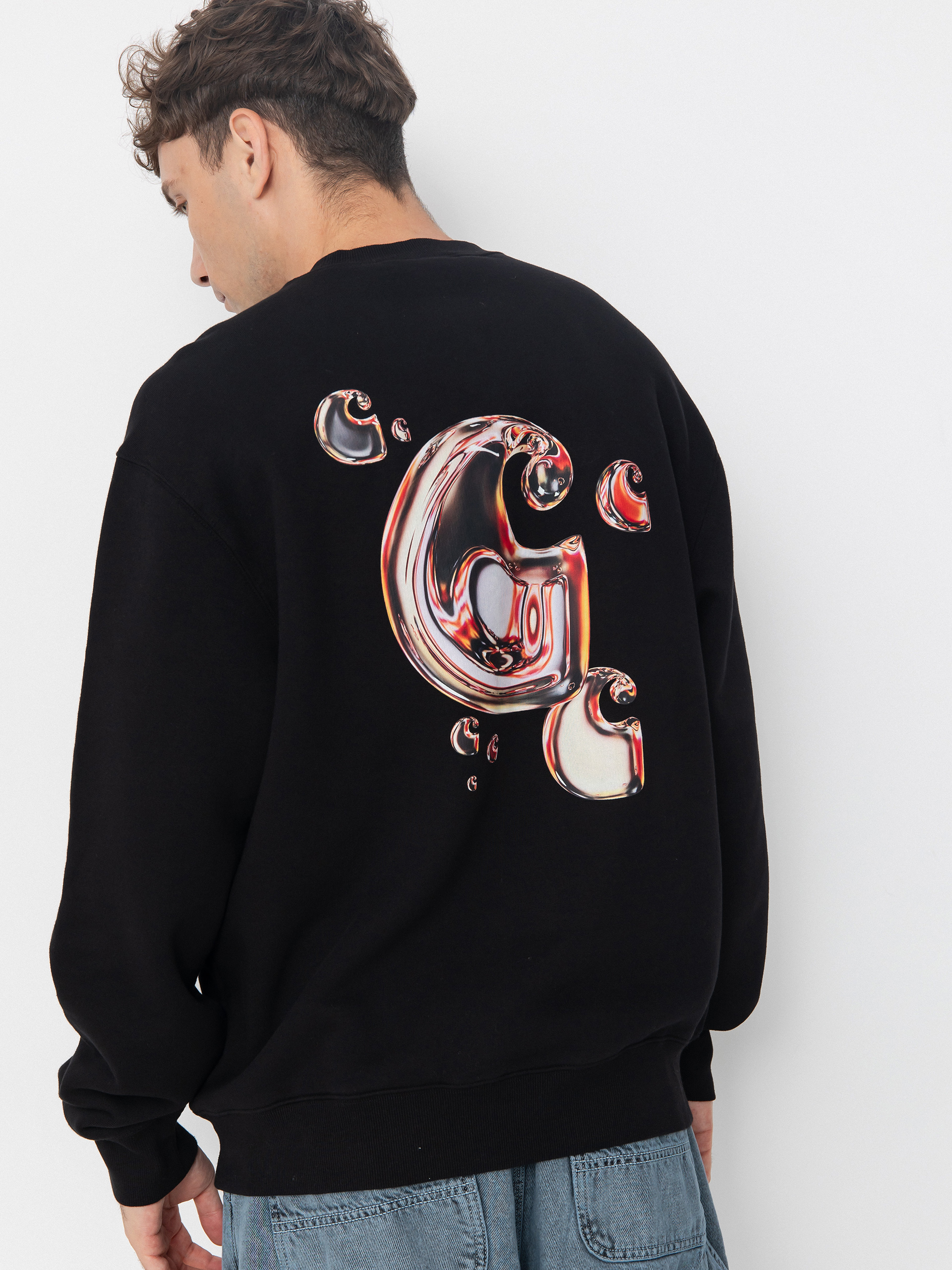 Carhartt WIP Solar Chrome Pulóver (black)