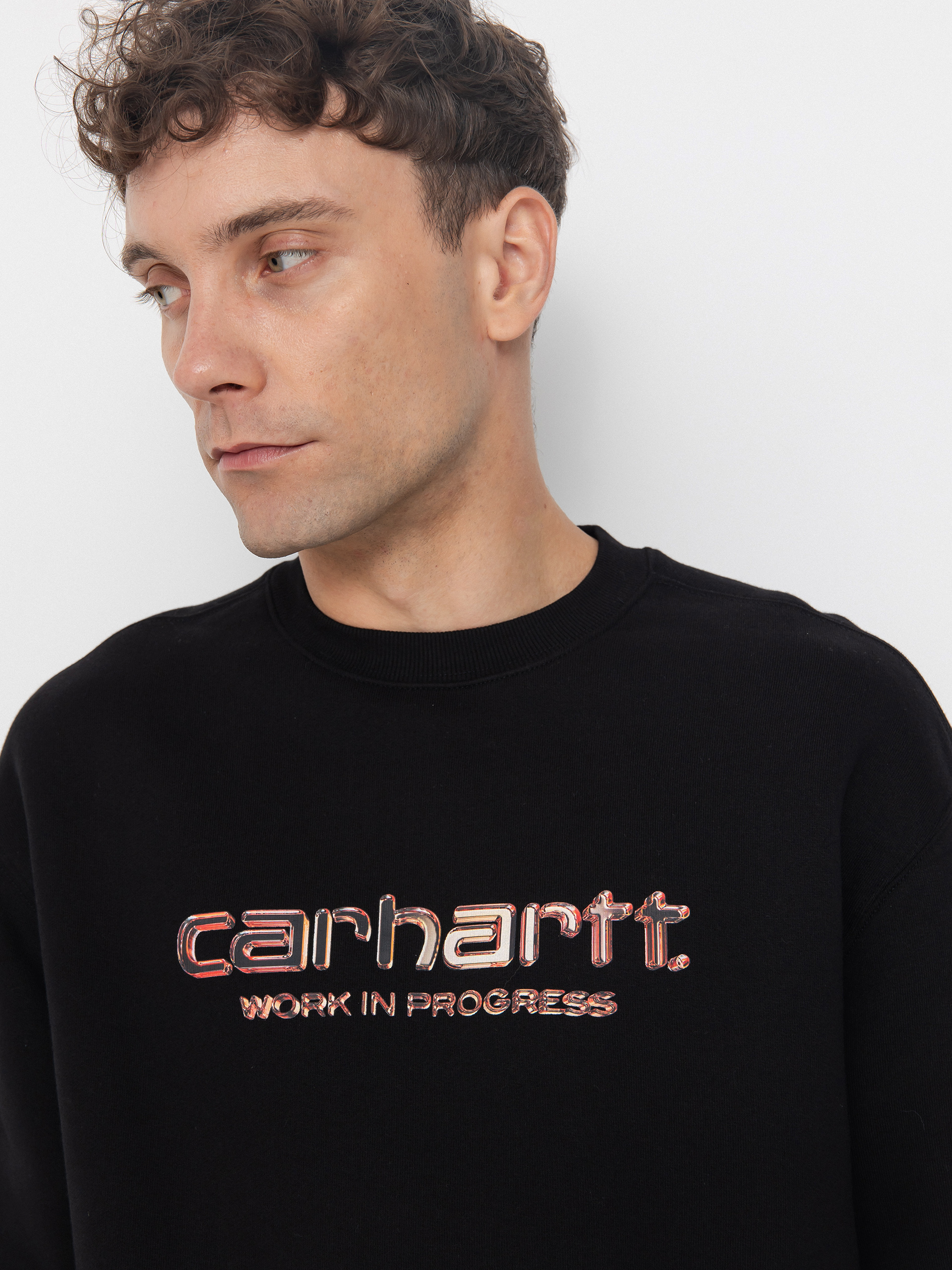 Carhartt WIP Solar Chrome Pulóver (black)