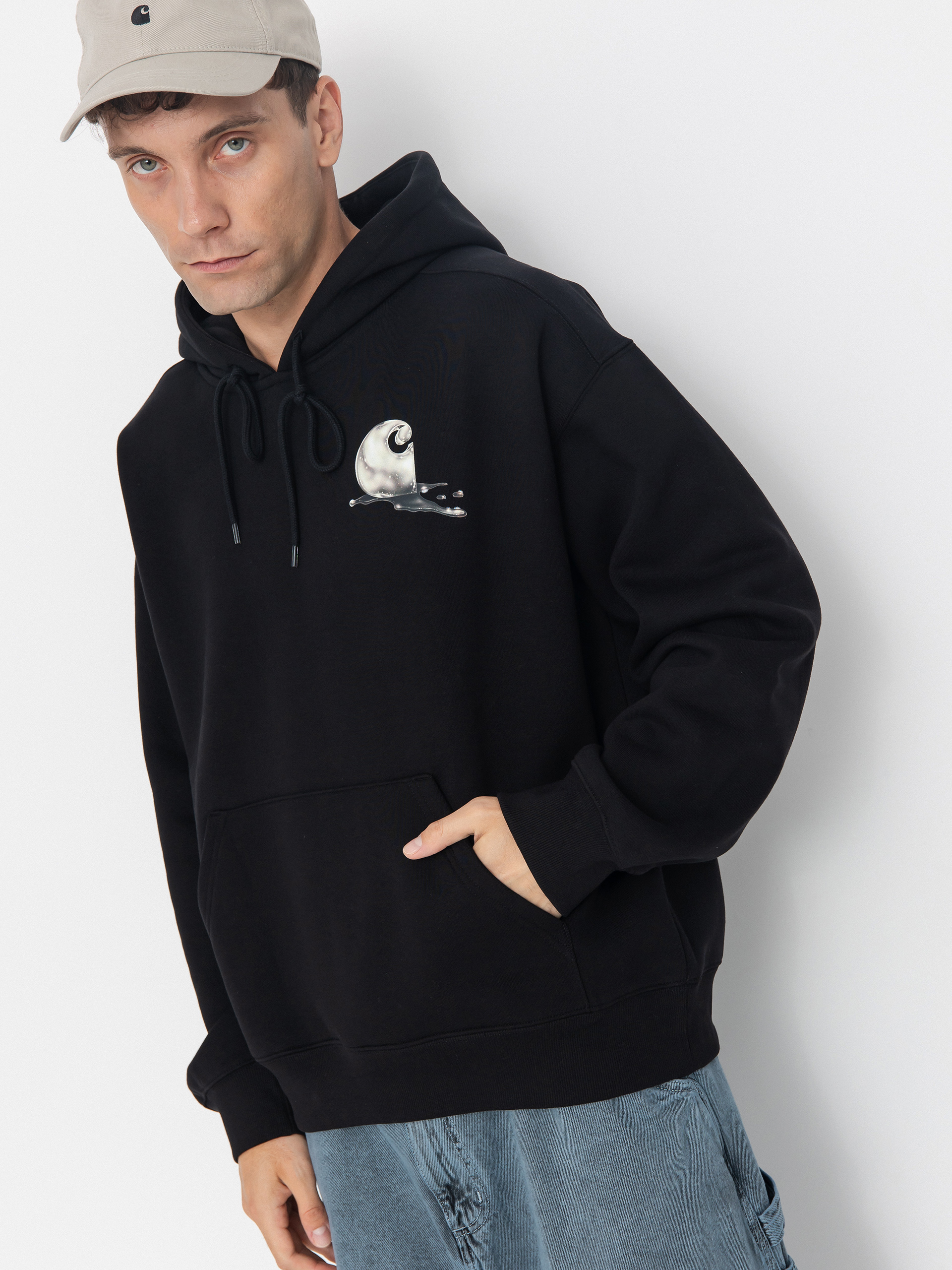 Carhartt WIP Jake Garcia HD Kapucnis pulu00f3ver (black)