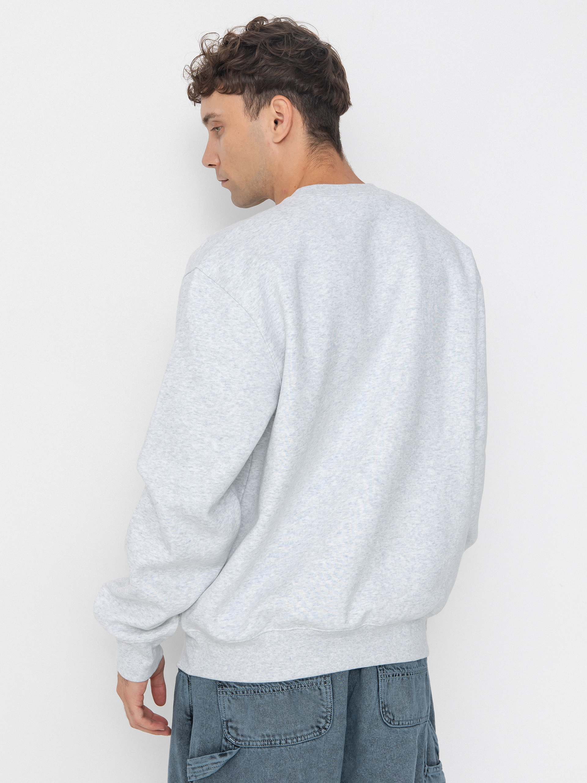 Carhartt WIP Masterpiece Pulóver (ash heather/wolfsbane)