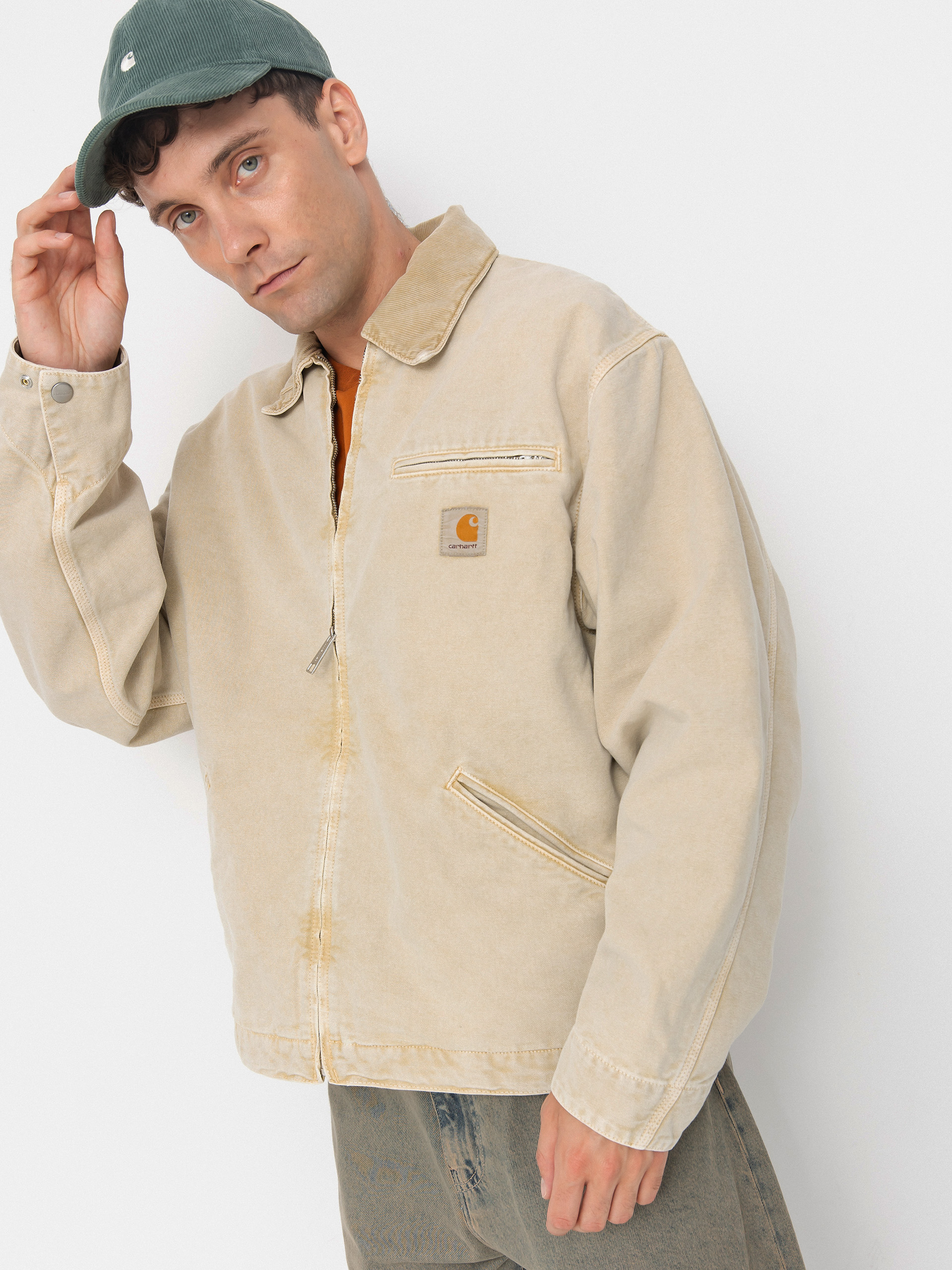 Carhartt WIP OG Detroit Dzseki (dusty h brown/dusty h brown/chalk wash)