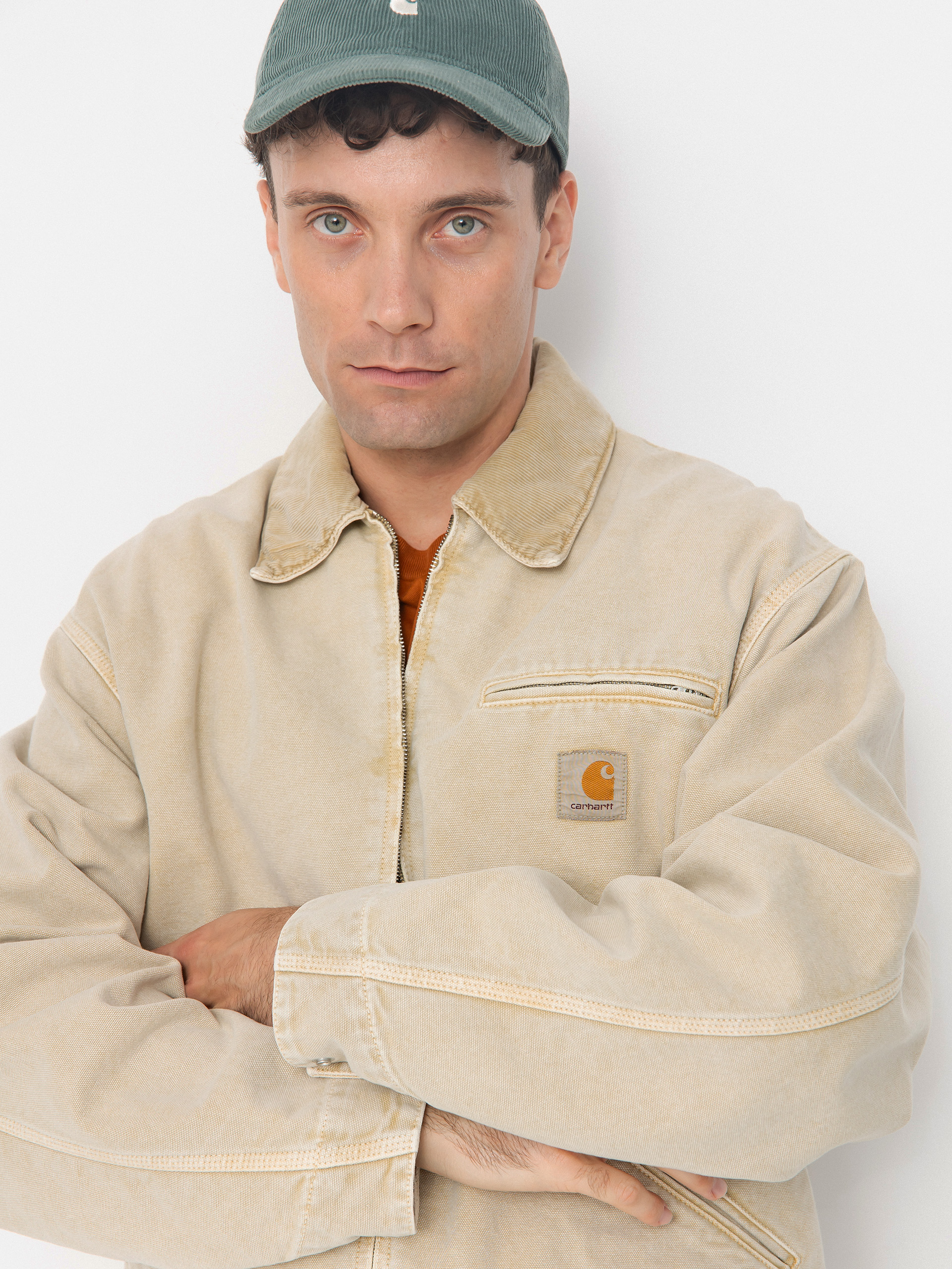 Carhartt WIP OG Detroit Dzseki (dusty h brown/dusty h brown/chalk wash)