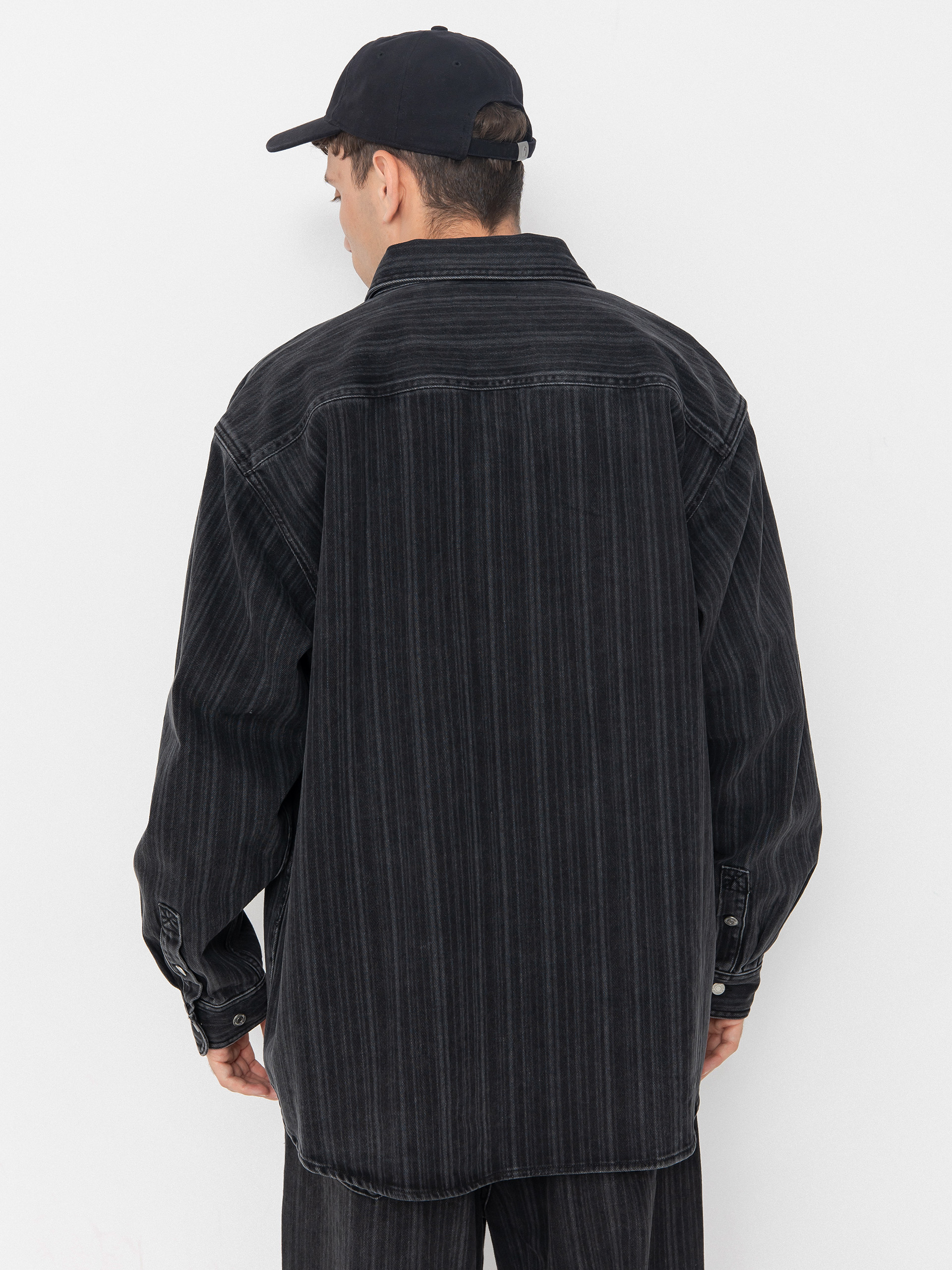 Dzseki Carhartt WIP Rylan (rylan stripe/black/stone washed)