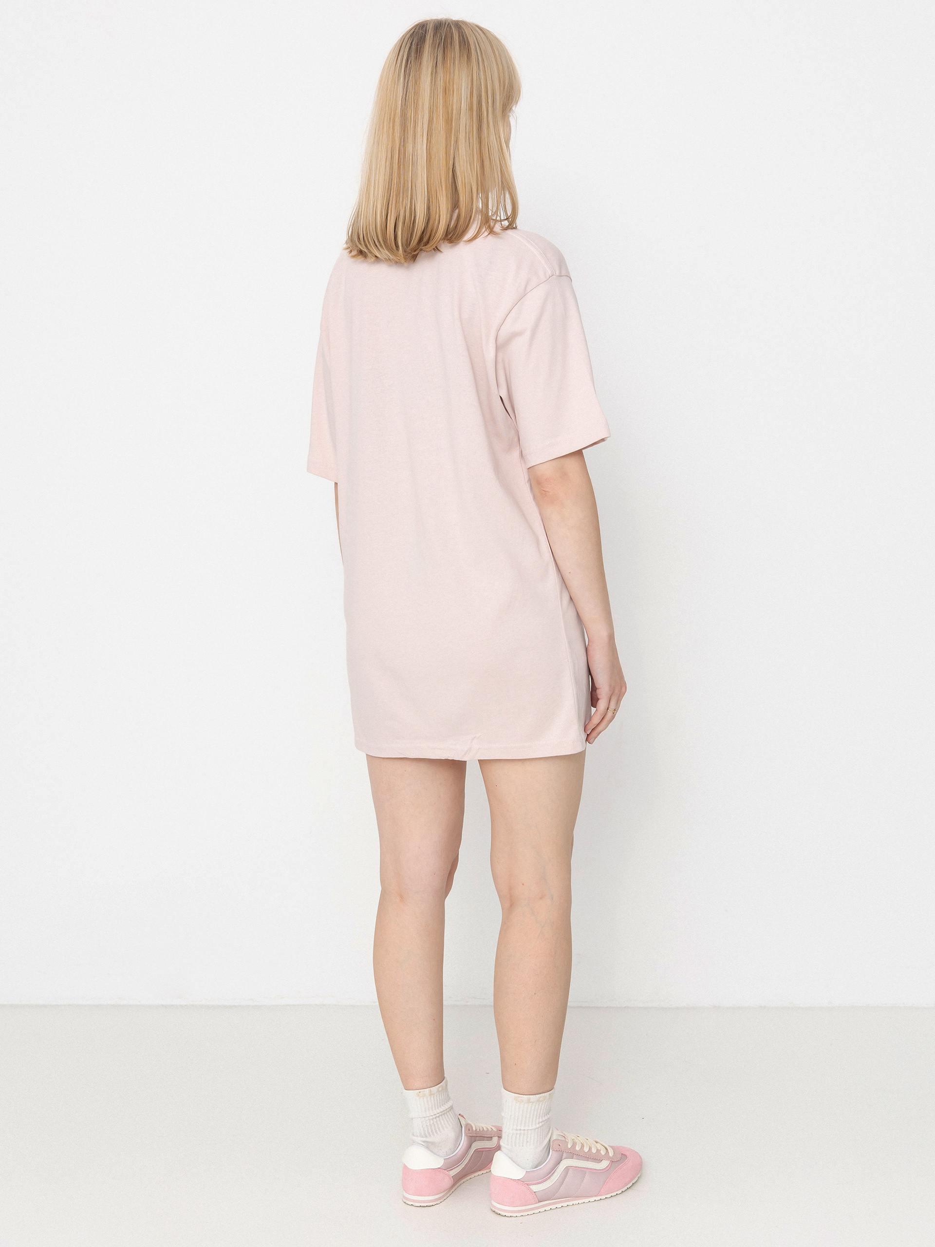 Vans Left Chest Logo Em Wmn Póló (sepia rose)