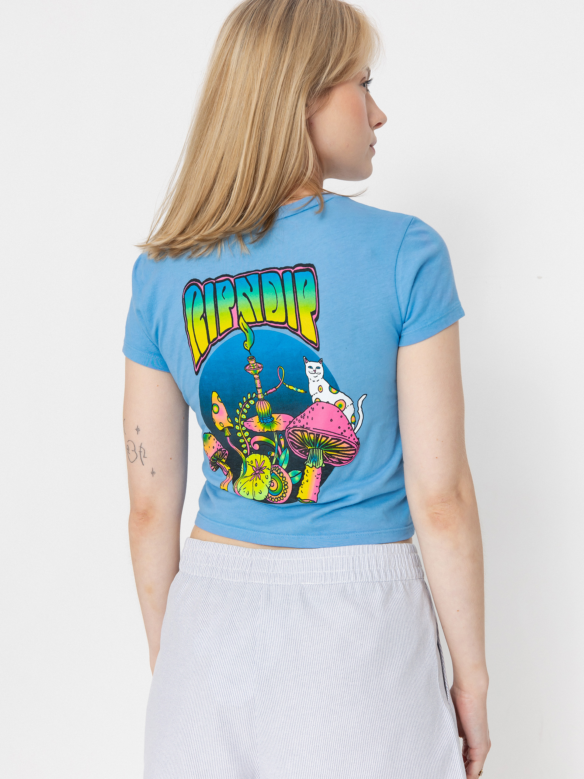 RipNDip Psychedelic Wmn Póló (cornflower blue)