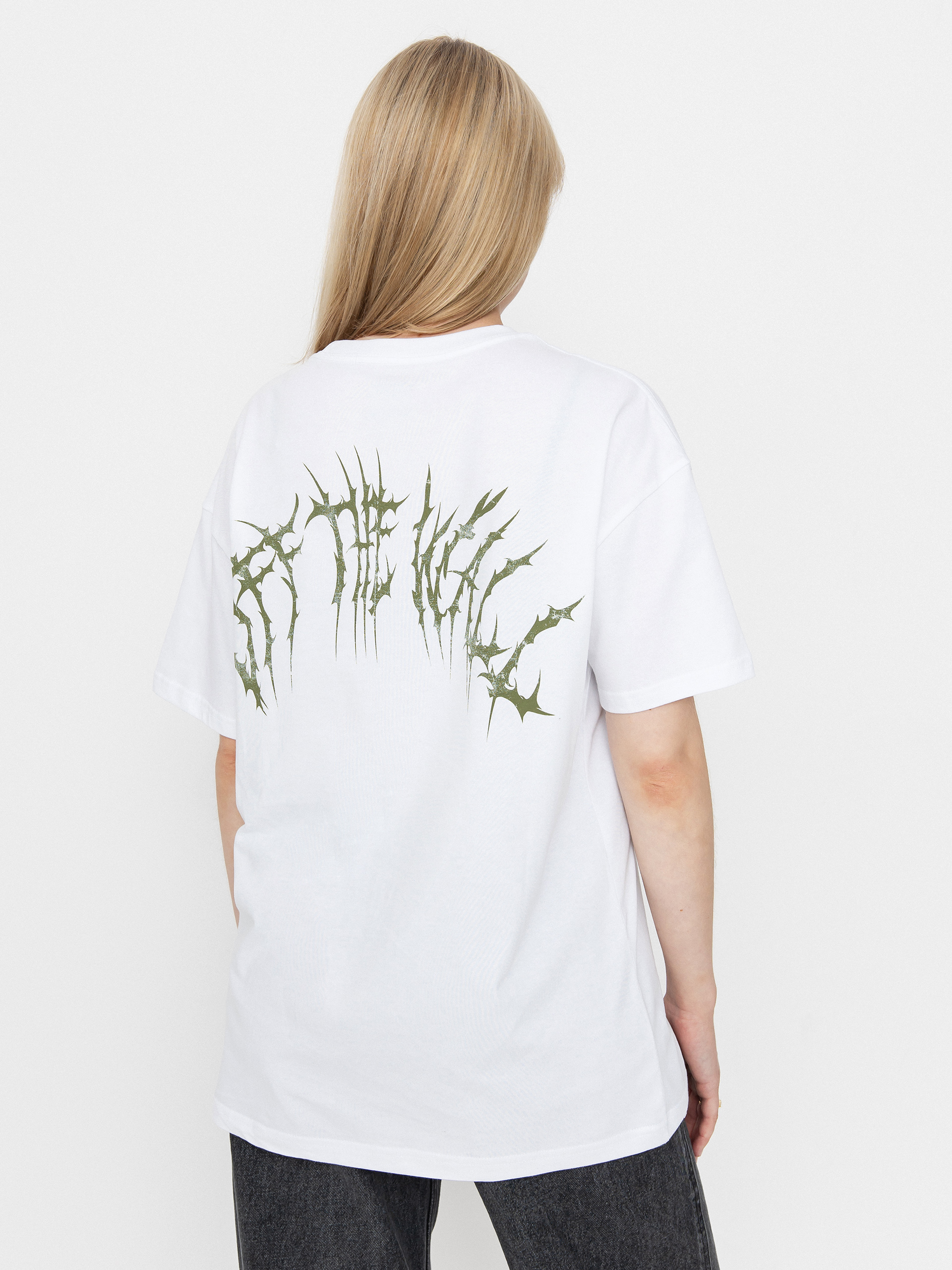 Vans Metal University Oversized Wmn Póló (white)