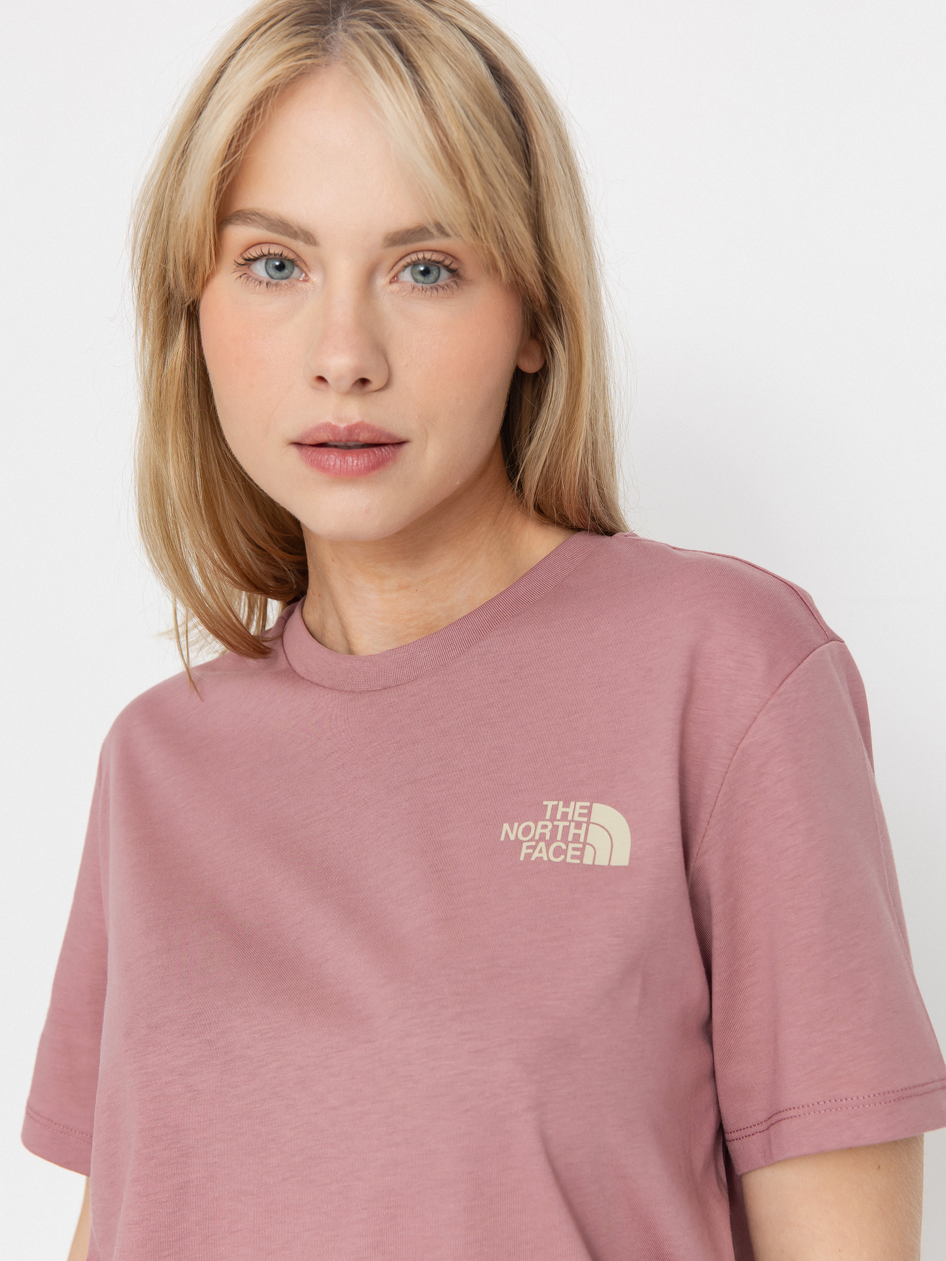 The North Face Box Nse Relaxed Wmn Póló (nostalgia rose/gravel)