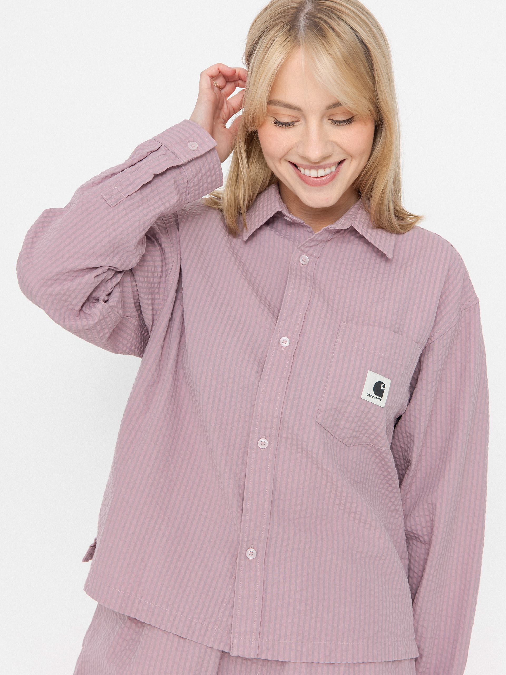 Carhartt WIP Toland Wmn Ing (toland stripe/pink fog)