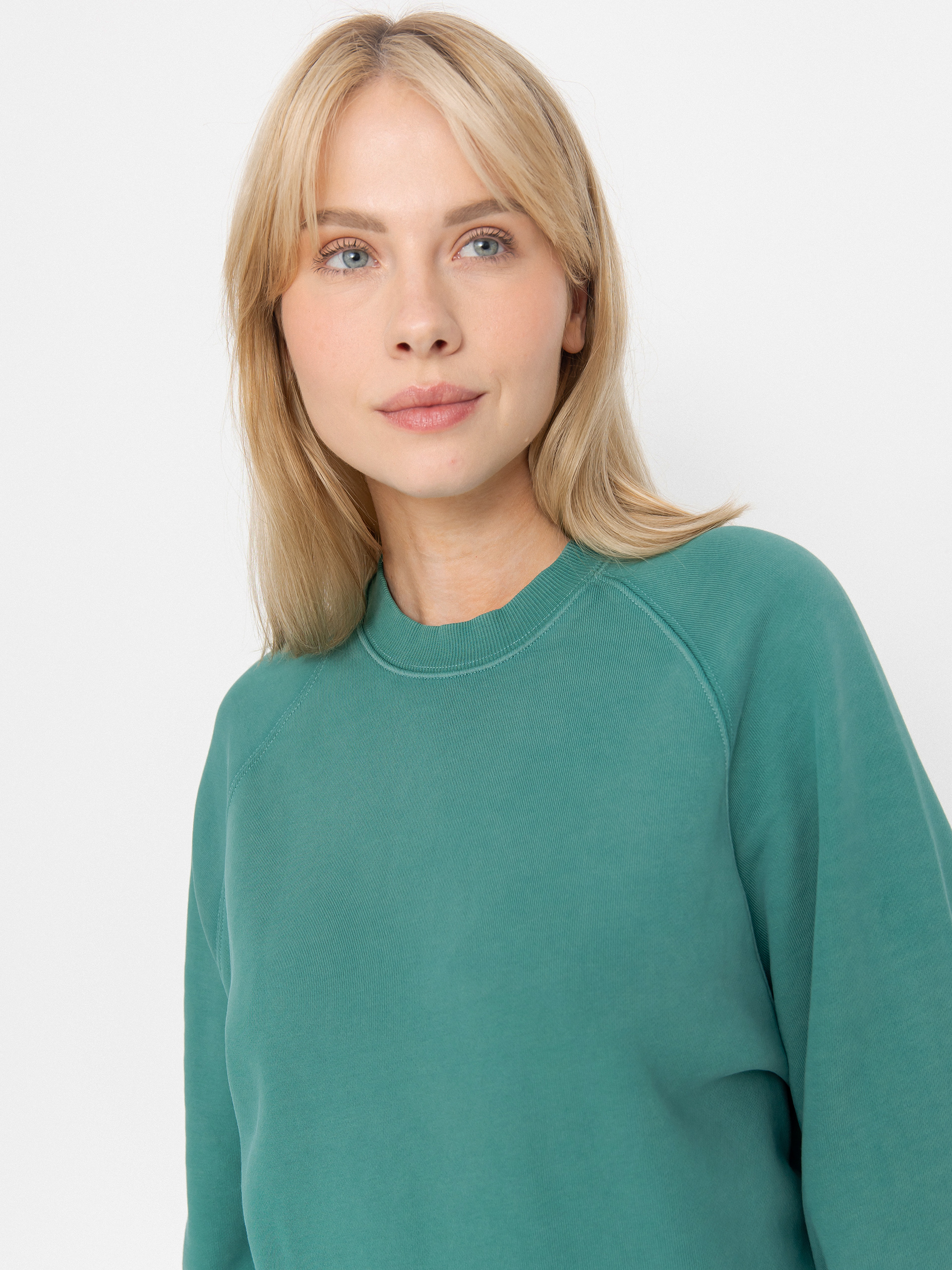 Carhartt WIP Hudson Wmn Pulóver (saguaro/chalk wash)