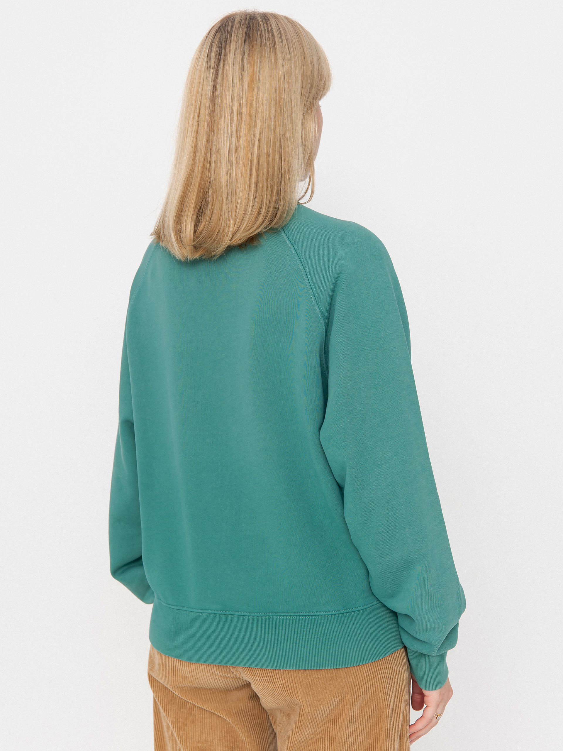 Carhartt WIP Hudson Wmn Pulóver (saguaro/chalk wash)