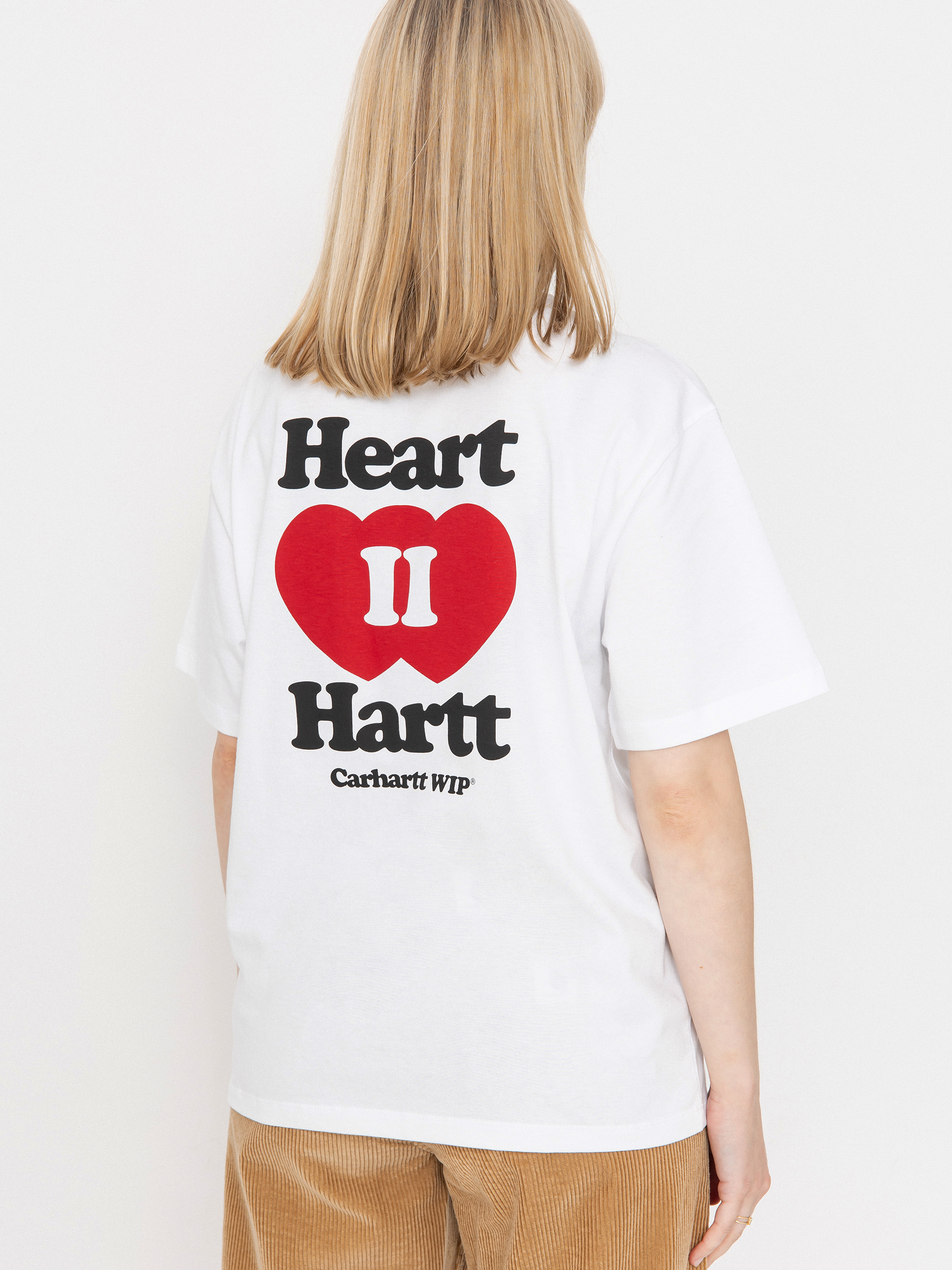Carhartt WIP Heart II Hartt Wmn Póló (white)