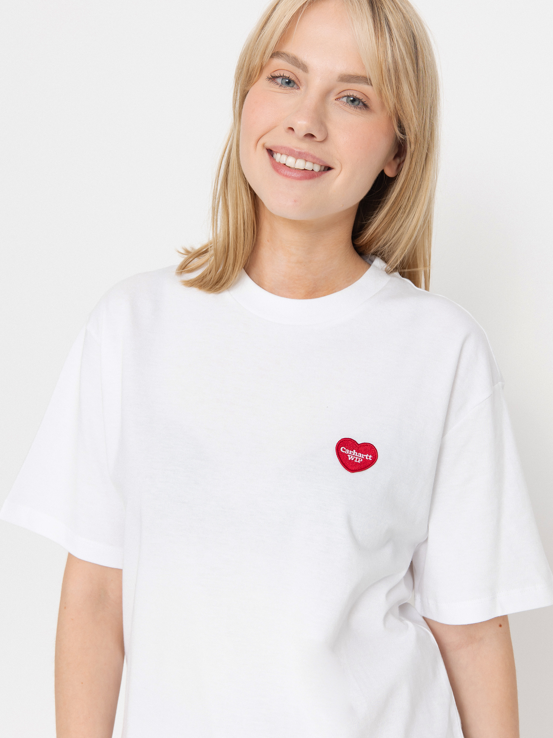 Carhartt WIP Heart II Hartt Wmn Póló (white)