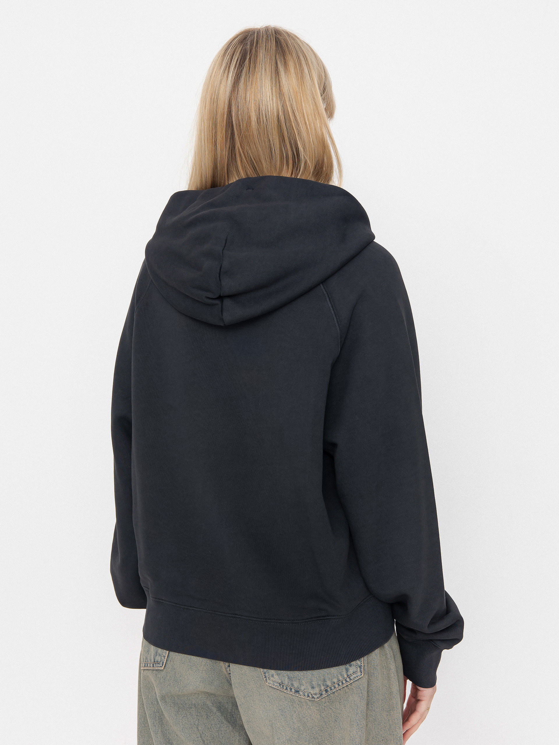 Carhartt WIP Hudson HD Wmn Kapucnis pulóver (black/chalk wash)