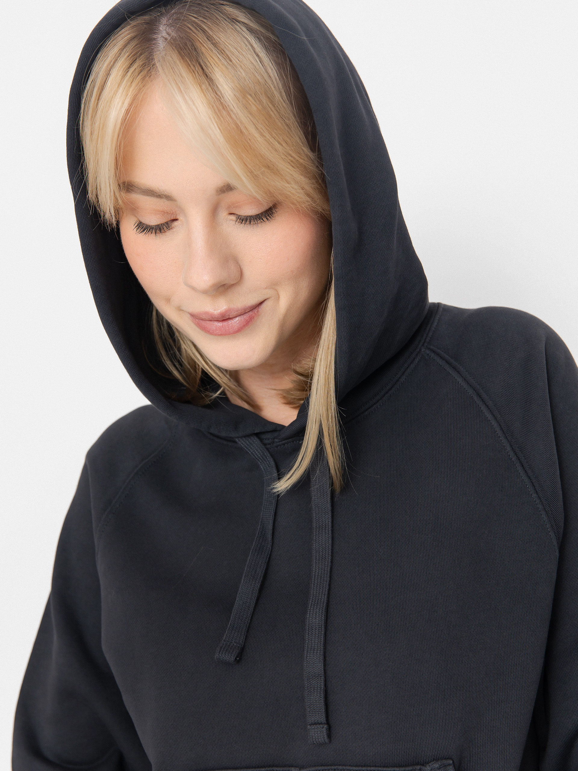 Carhartt WIP Hudson HD Wmn Kapucnis pulóver (black/chalk wash)