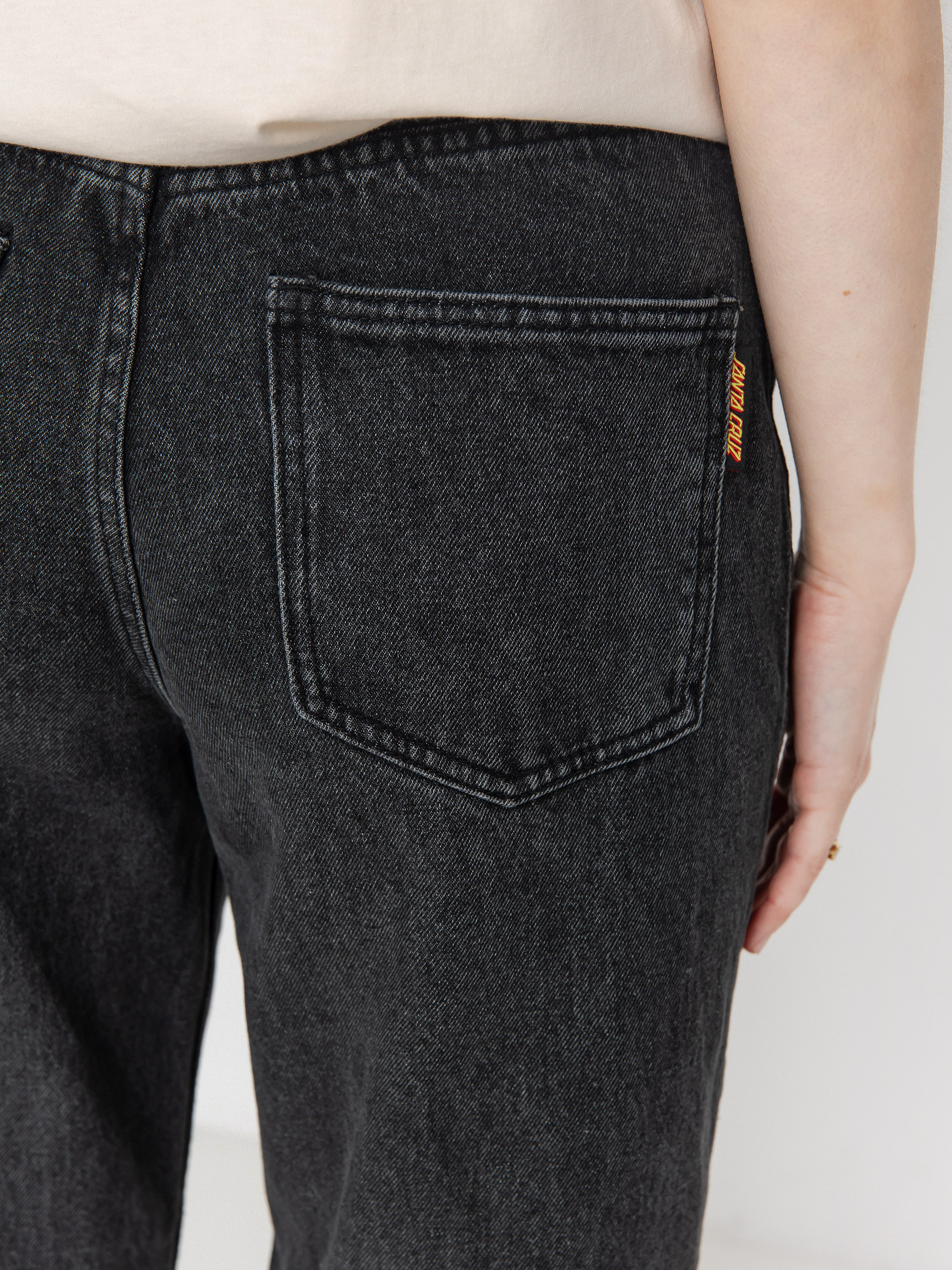 Santa Cruz Classic Baggy Jeans Wmn Kisnadrág (black wash)