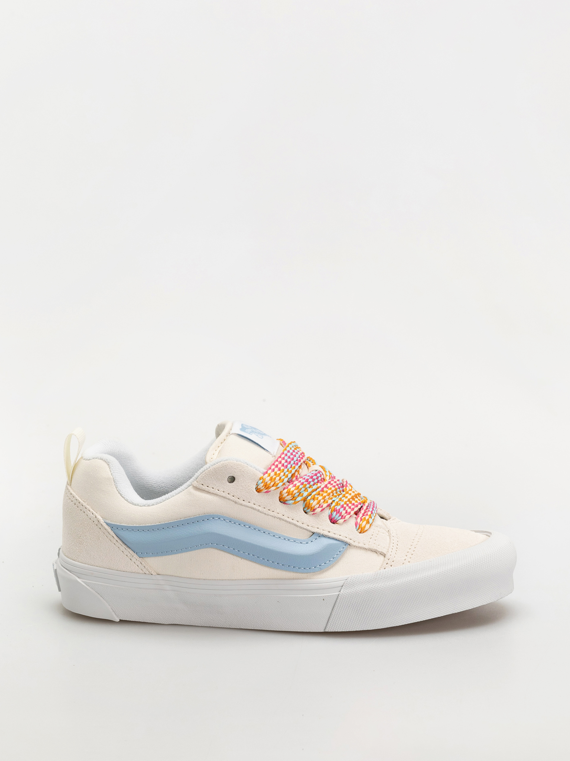 Vans Knu Skool Cipők (oversized lace white/blue)