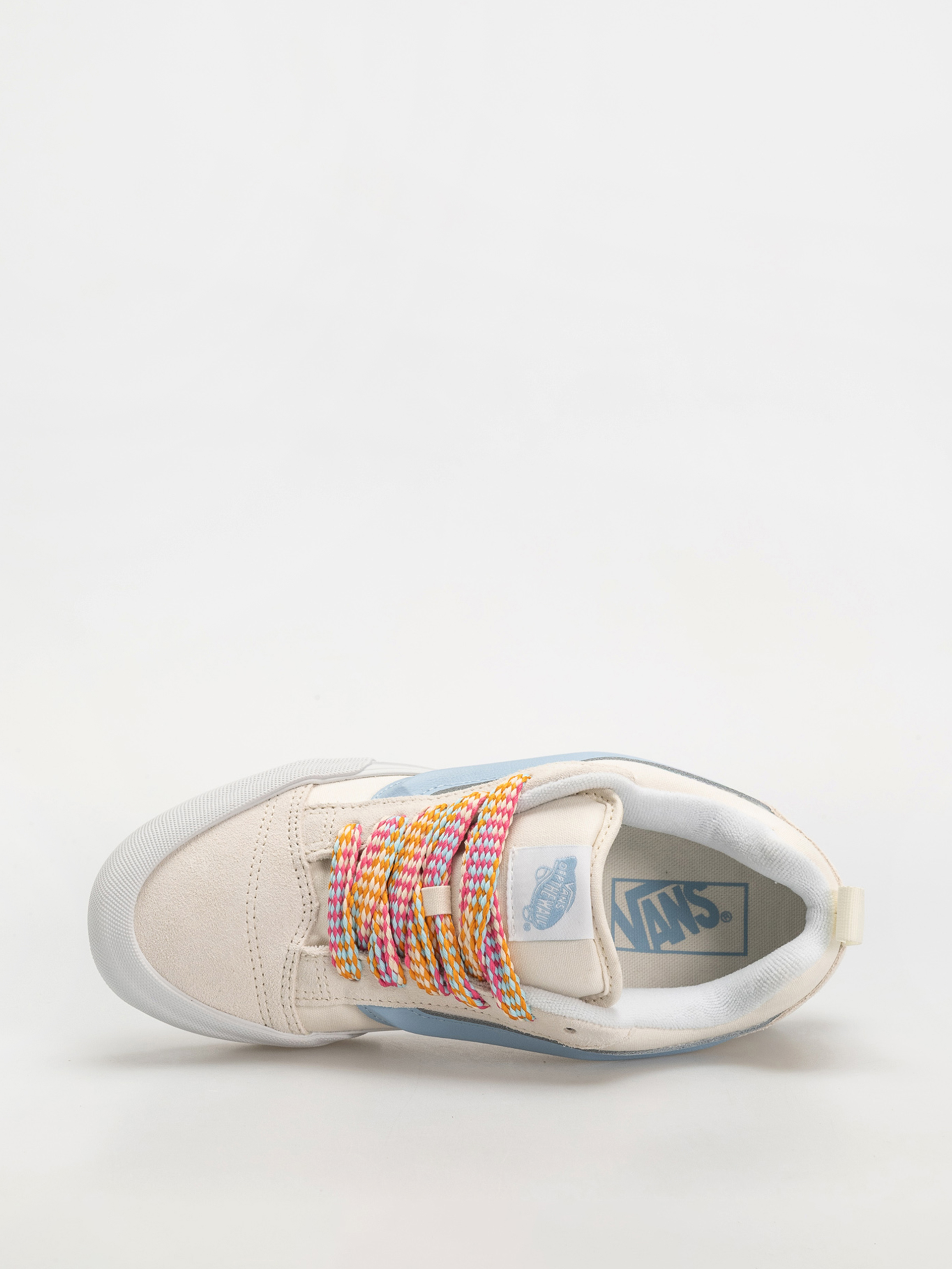 Vans Knu Skool Cipők (oversized lace white/blue)