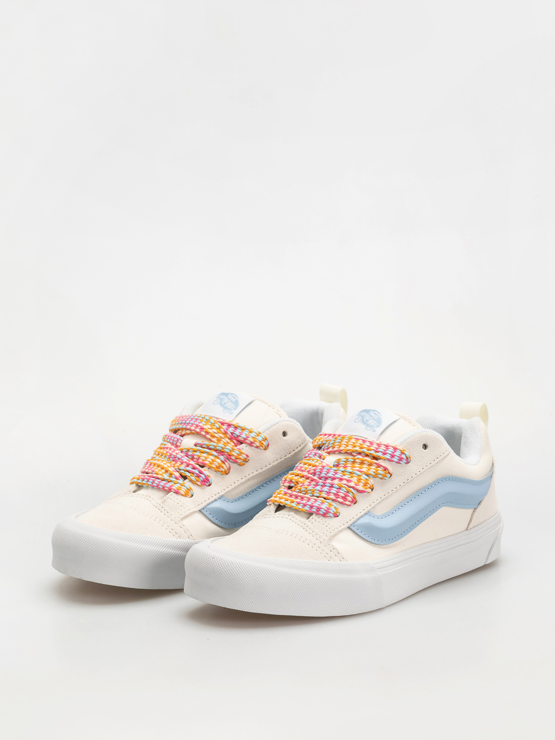Vans Knu Skool Cipők (oversized lace white/blue)