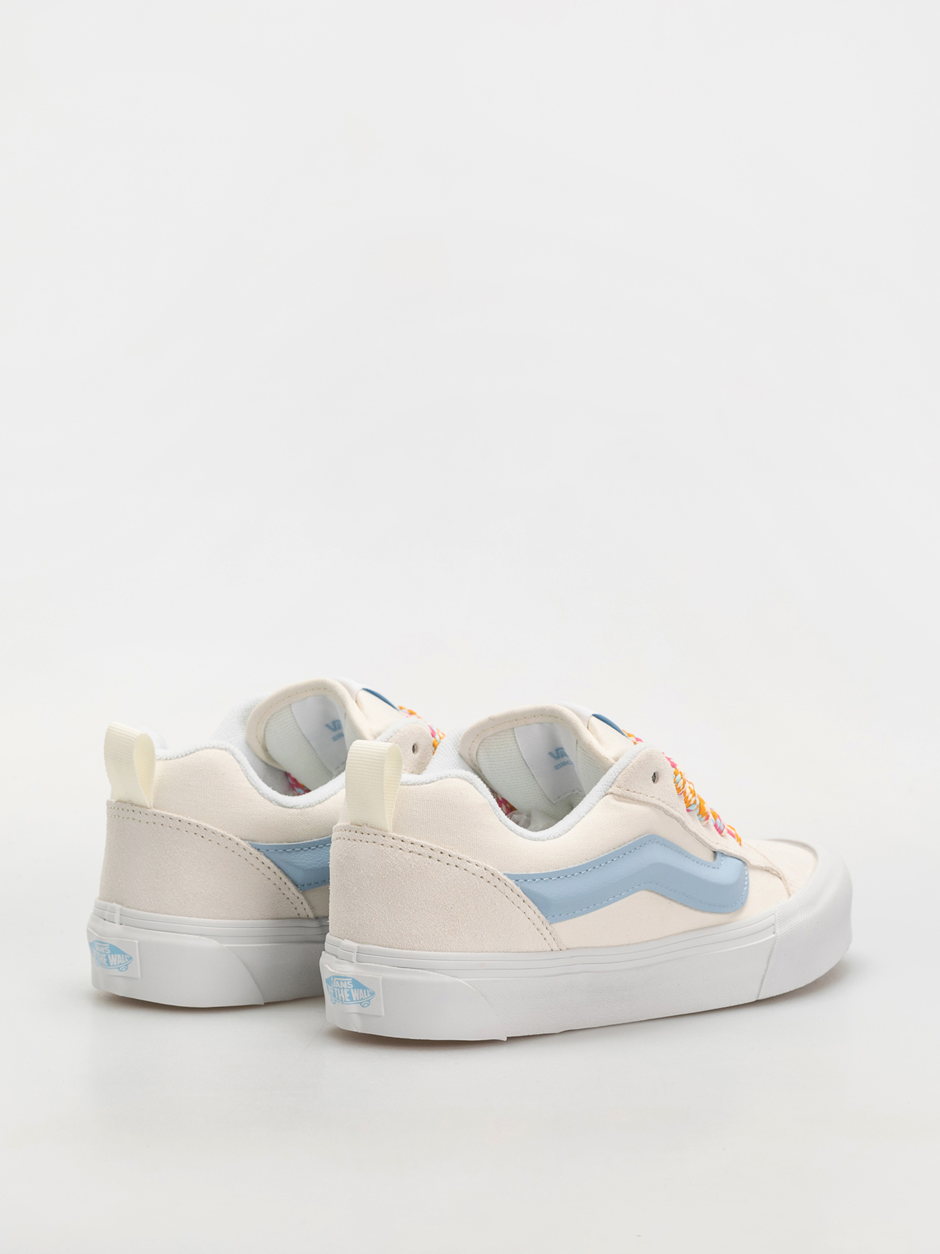 Vans Knu Skool Cipők (oversized lace white/blue)