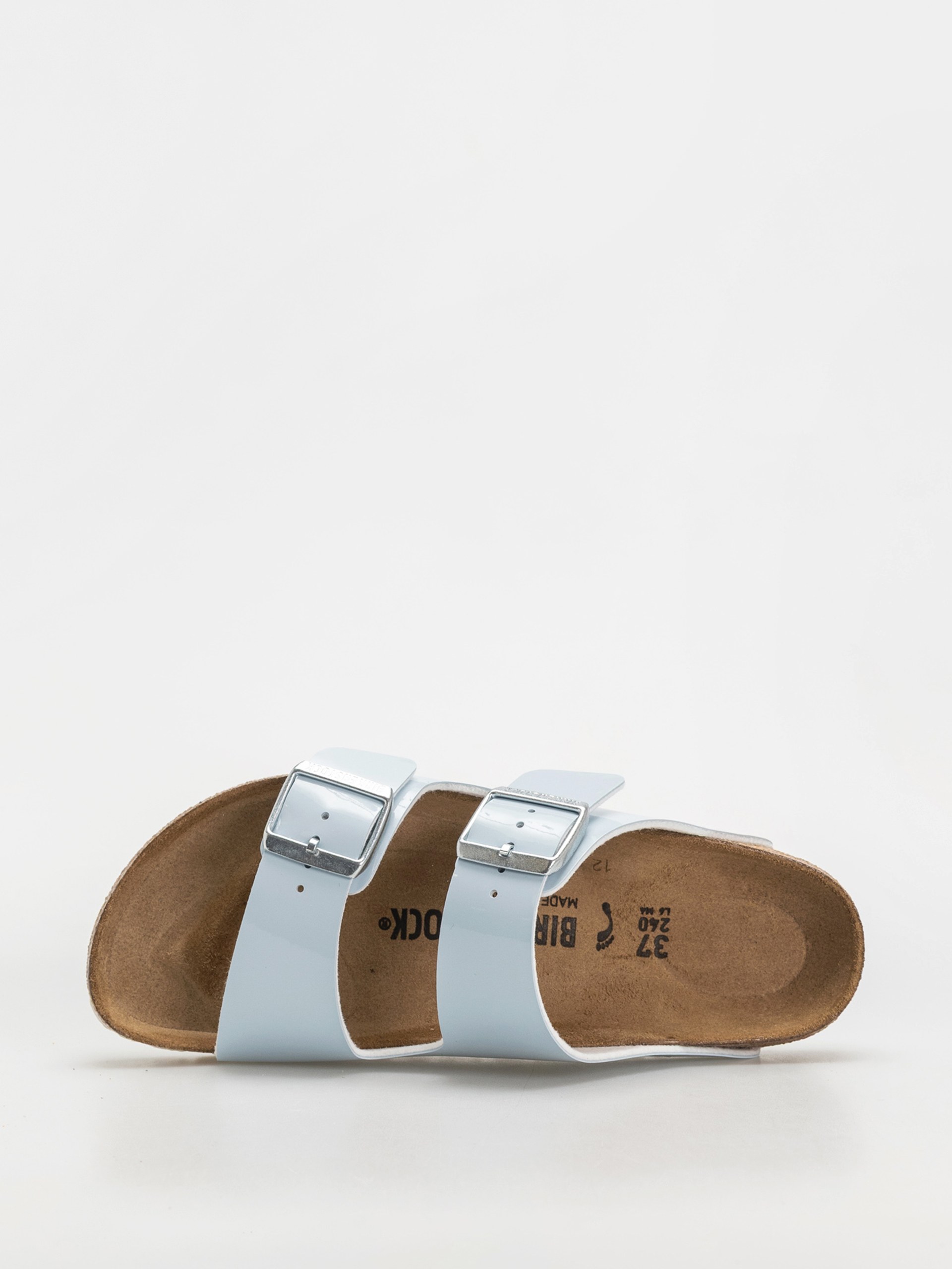 Birkenstock Arizona Briko Flor Narrow Wmn Flip-flop papucsok (patent baby blue)