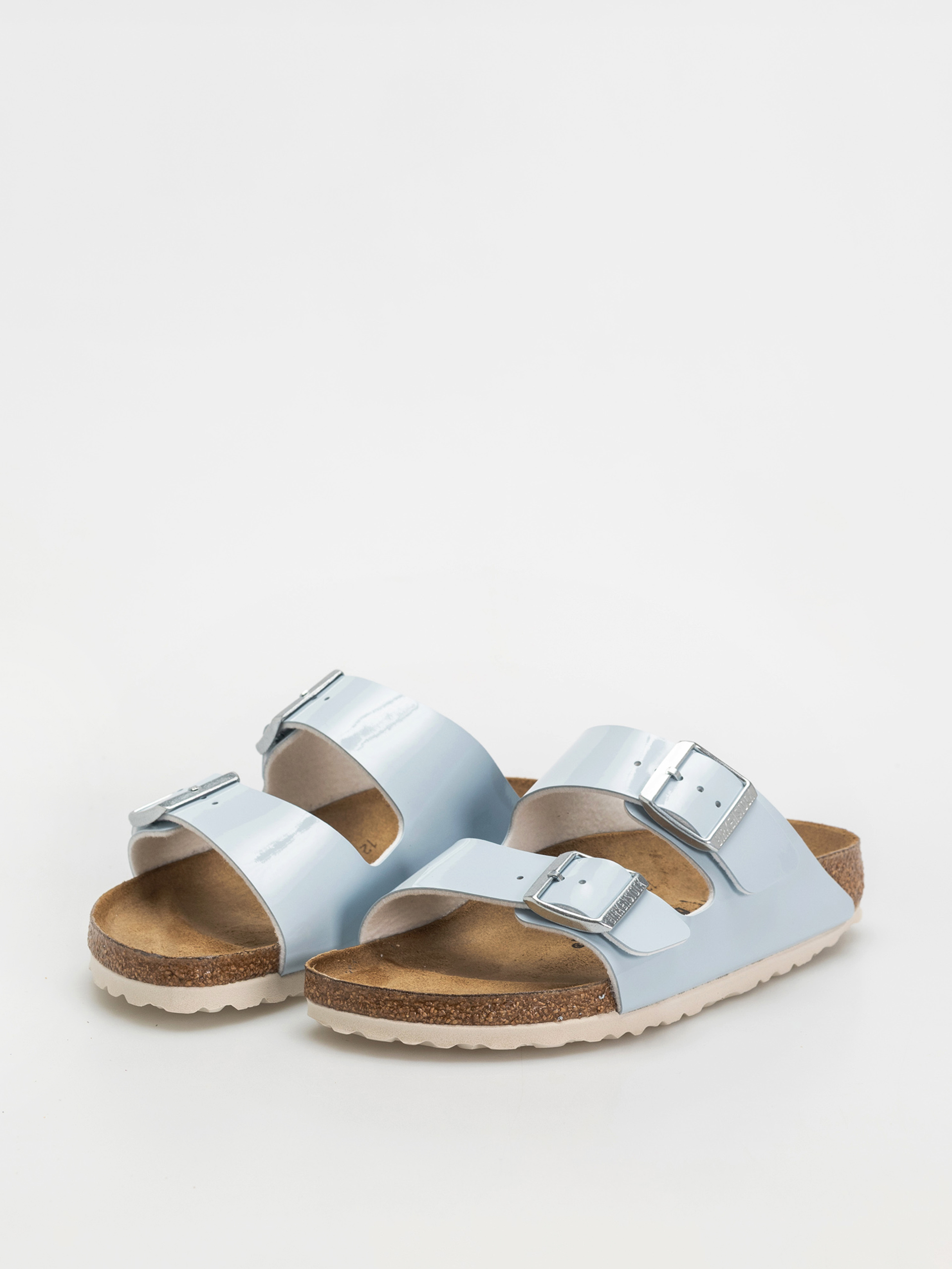 Birkenstock Arizona Briko Flor Narrow Wmn Flip-flop papucsok (patent baby blue)
