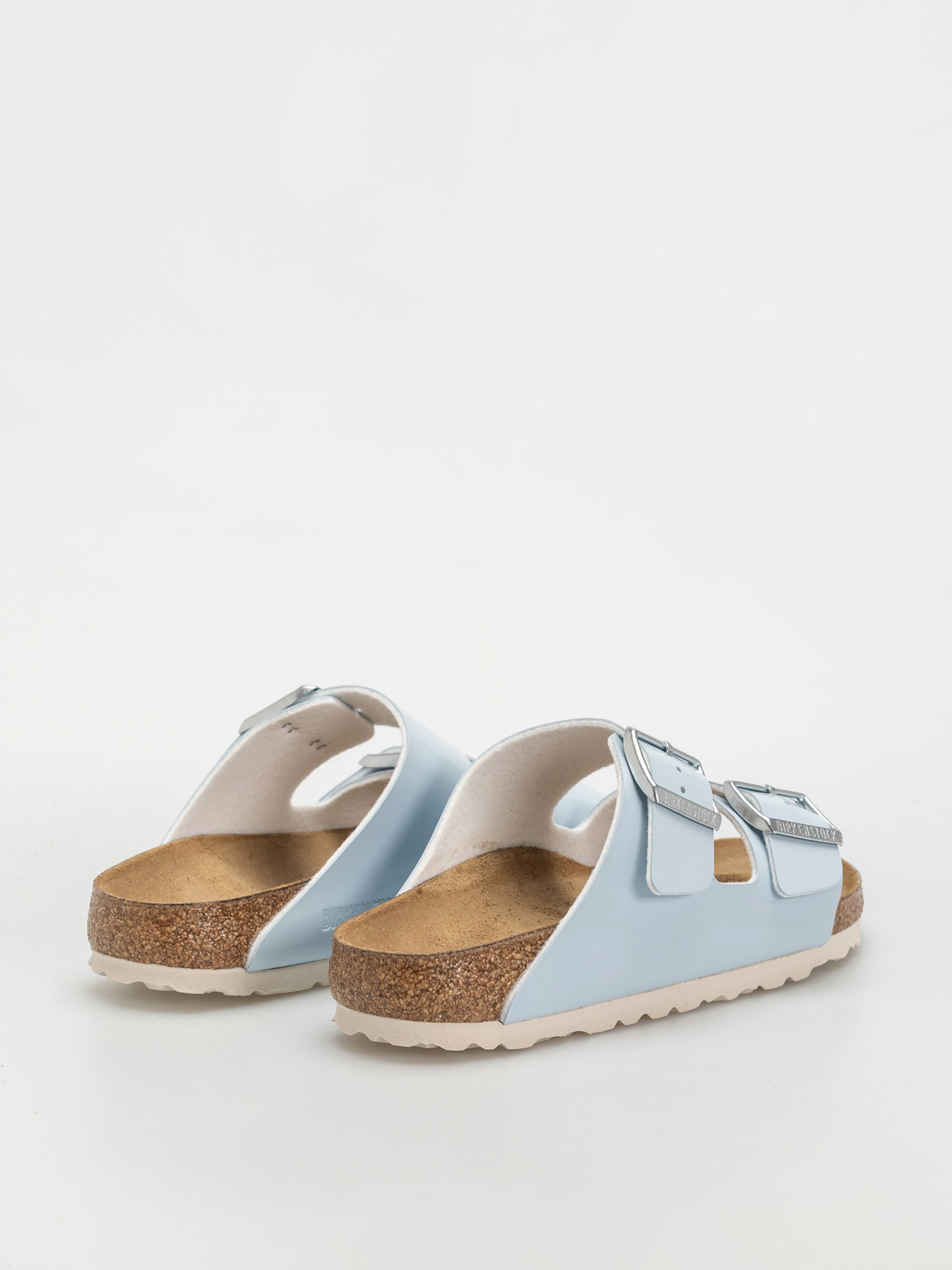 Birkenstock Arizona Briko Flor Narrow Wmn Flip-flop papucsok (patent baby blue)