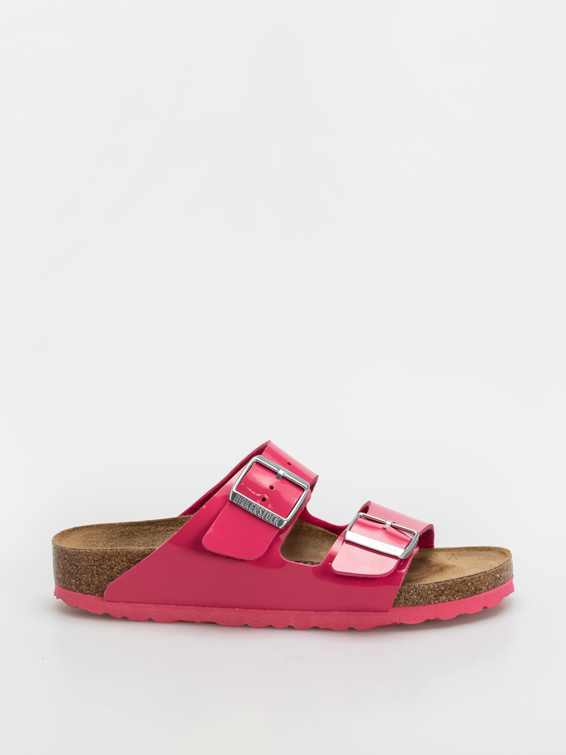 Birkenstock Arizona Briko Flor Narrow Wmn Flip-flop papucsok (patent fuchsia tulip)