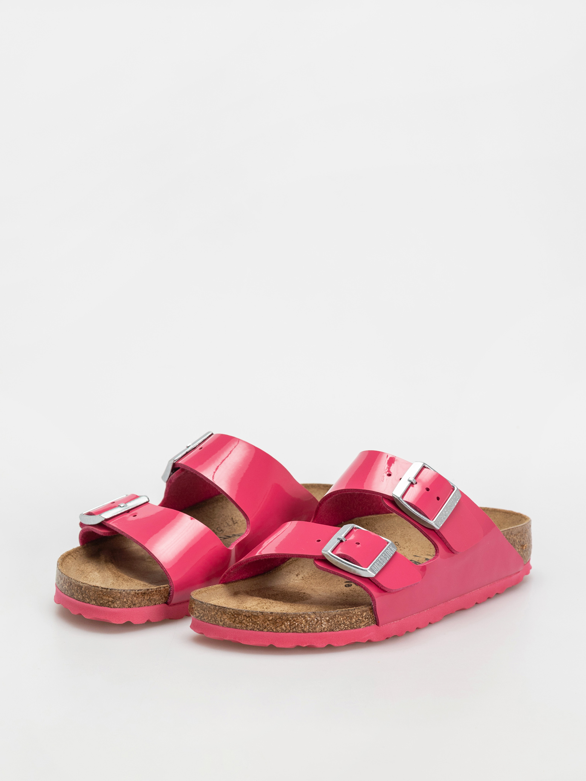 Birkenstock Arizona Briko Flor Narrow Wmn Flip-flop papucsok (patent fuchsia tulip)