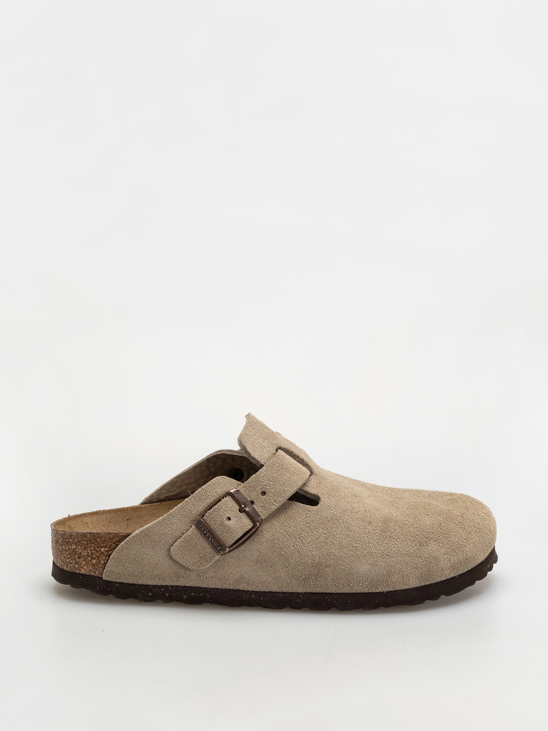 Birkenstock Boston Suede Leather Narrow Wmn Flip-flop papucsok (taupe)