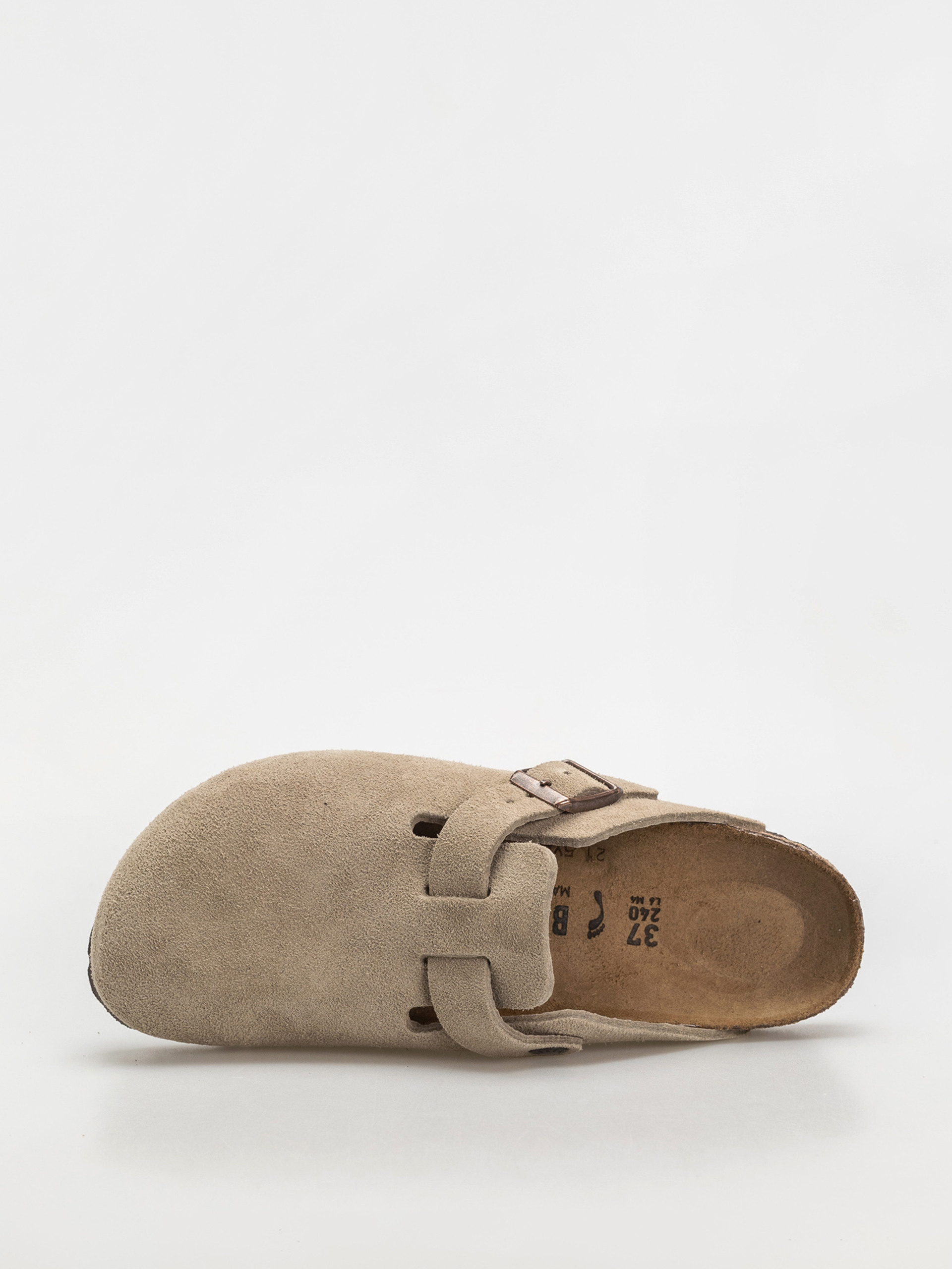 Birkenstock Boston Suede Leather Narrow Wmn Flip-flop papucsok (taupe)
