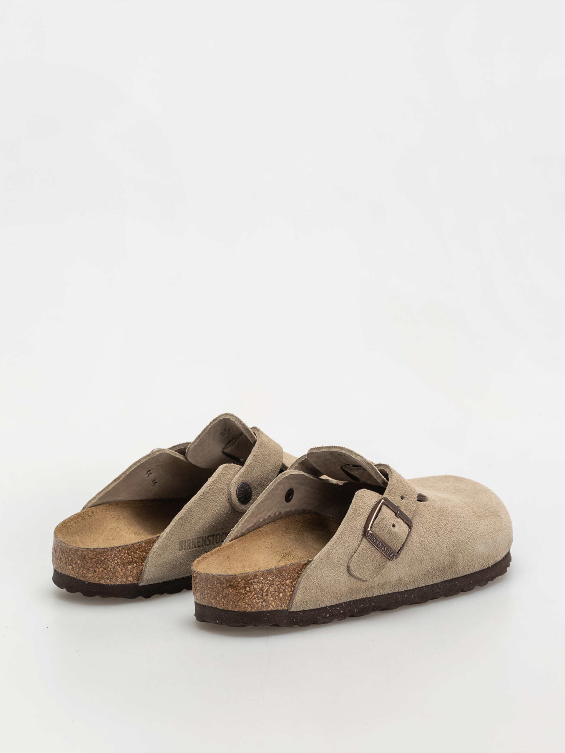 Birkenstock Boston Suede Leather Narrow Wmn Flip-flop papucsok (taupe)