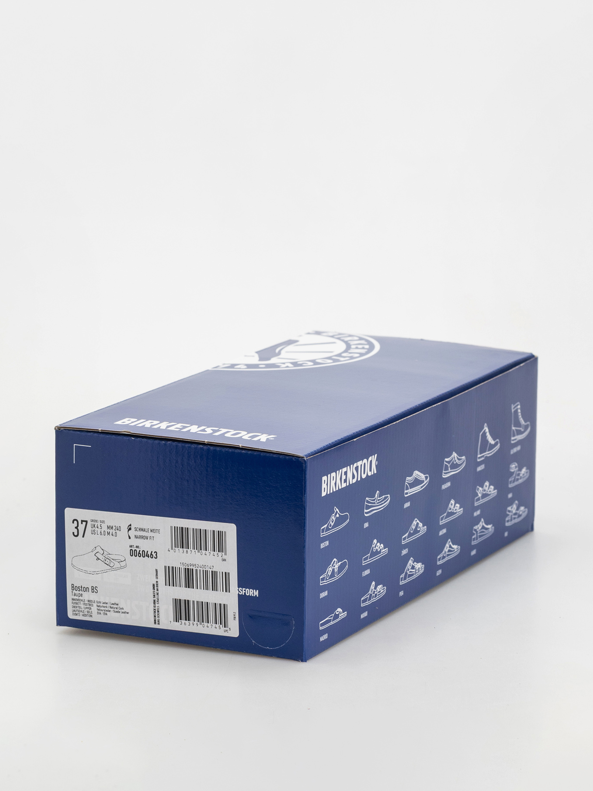 Birkenstock Boston Suede Leather Narrow Wmn Flip-flop papucsok (taupe)