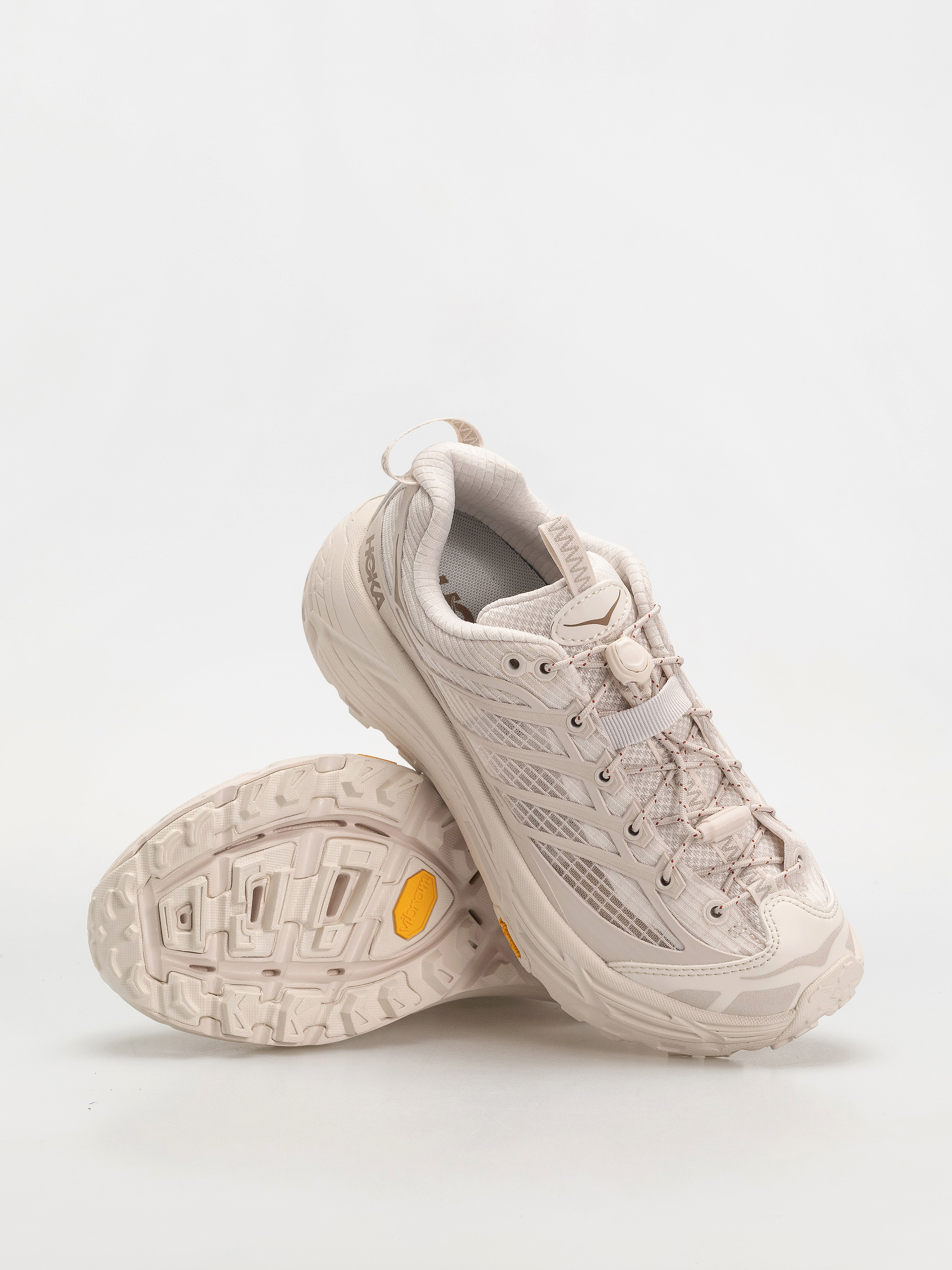 Hoka Mafate Three 2 Grid Cipők (rose cream stucco)