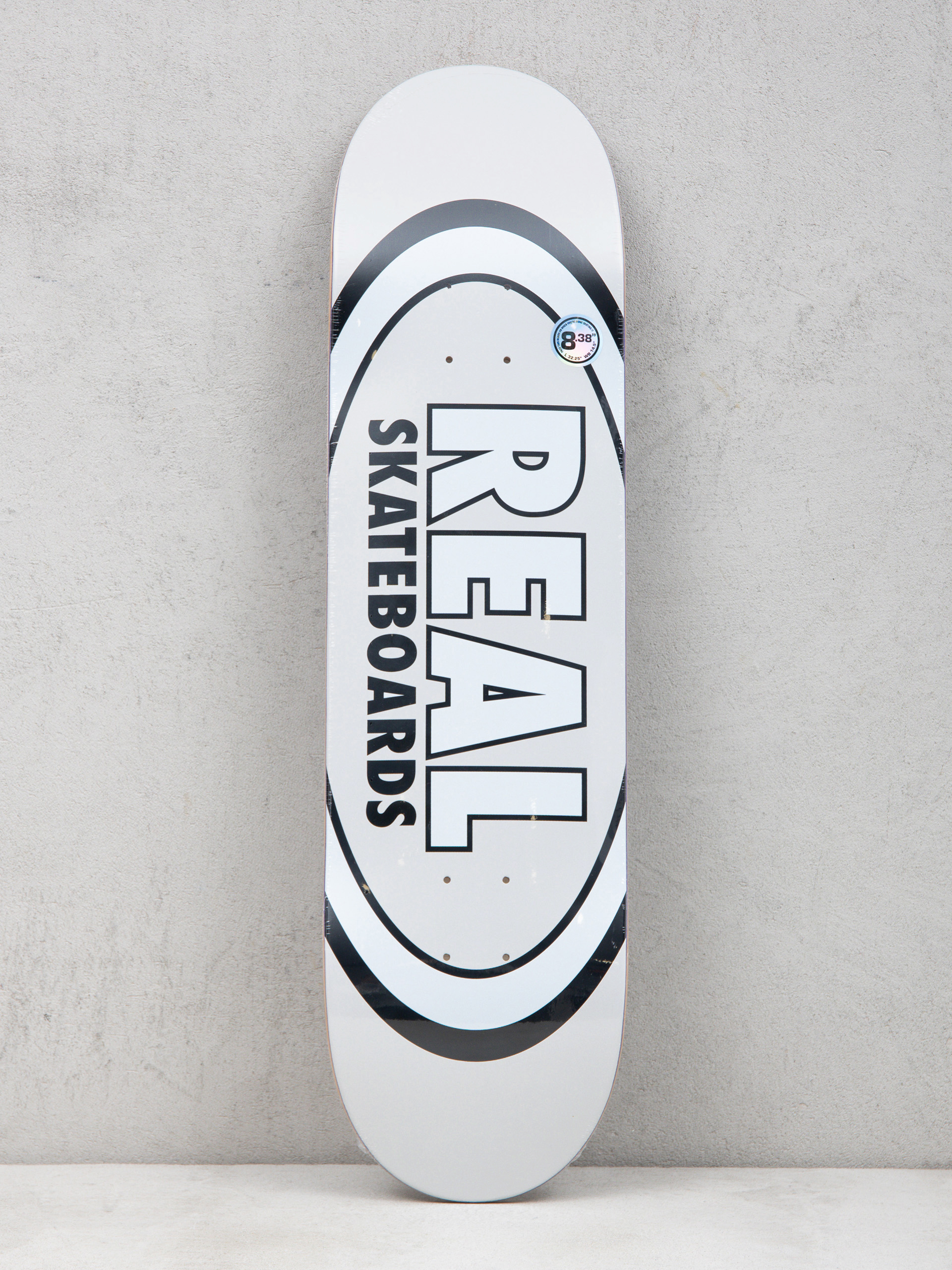 Real Classic Oval Gu00f6rdeszka lap (white/black)