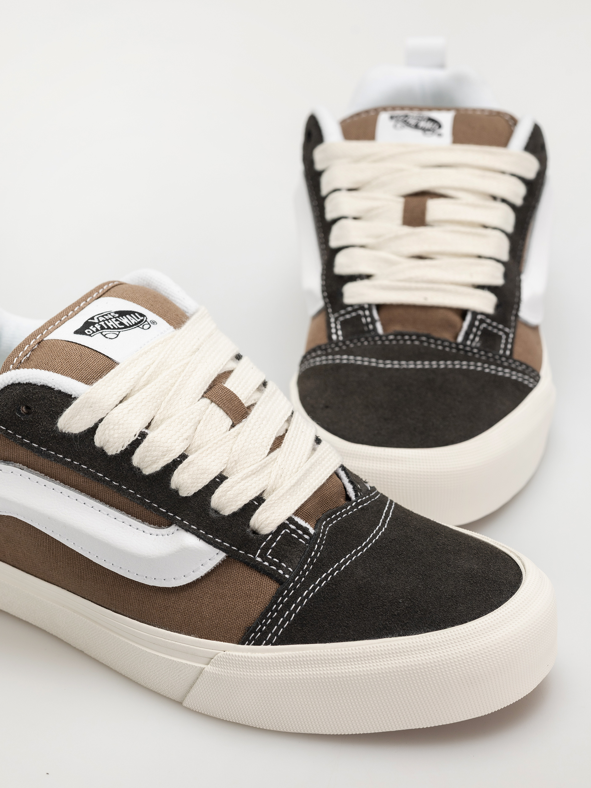 Vans Knu Skool Cipők (color blocking brown/brown)