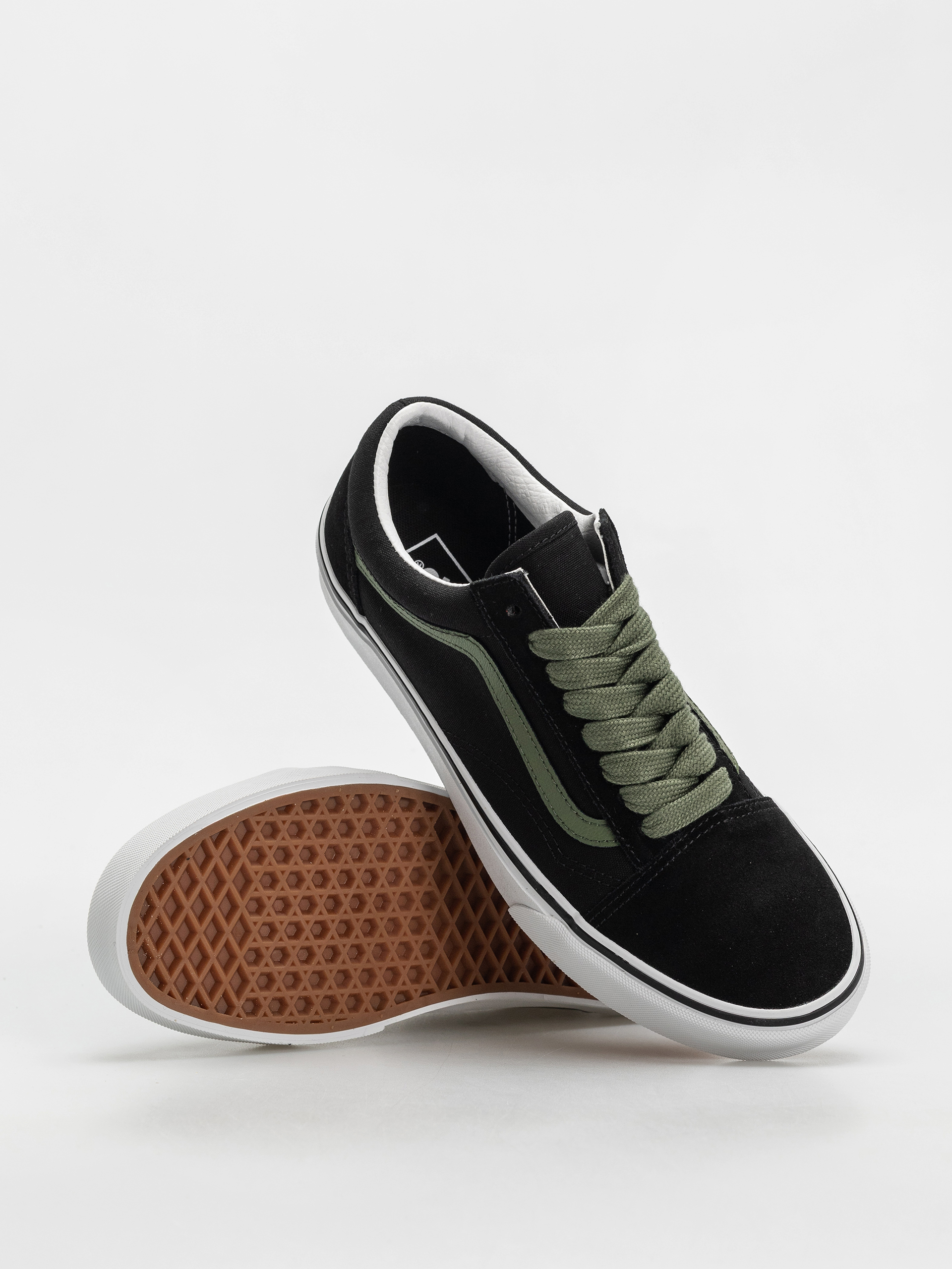 Vans Old Skool Cipők (pop black/green)